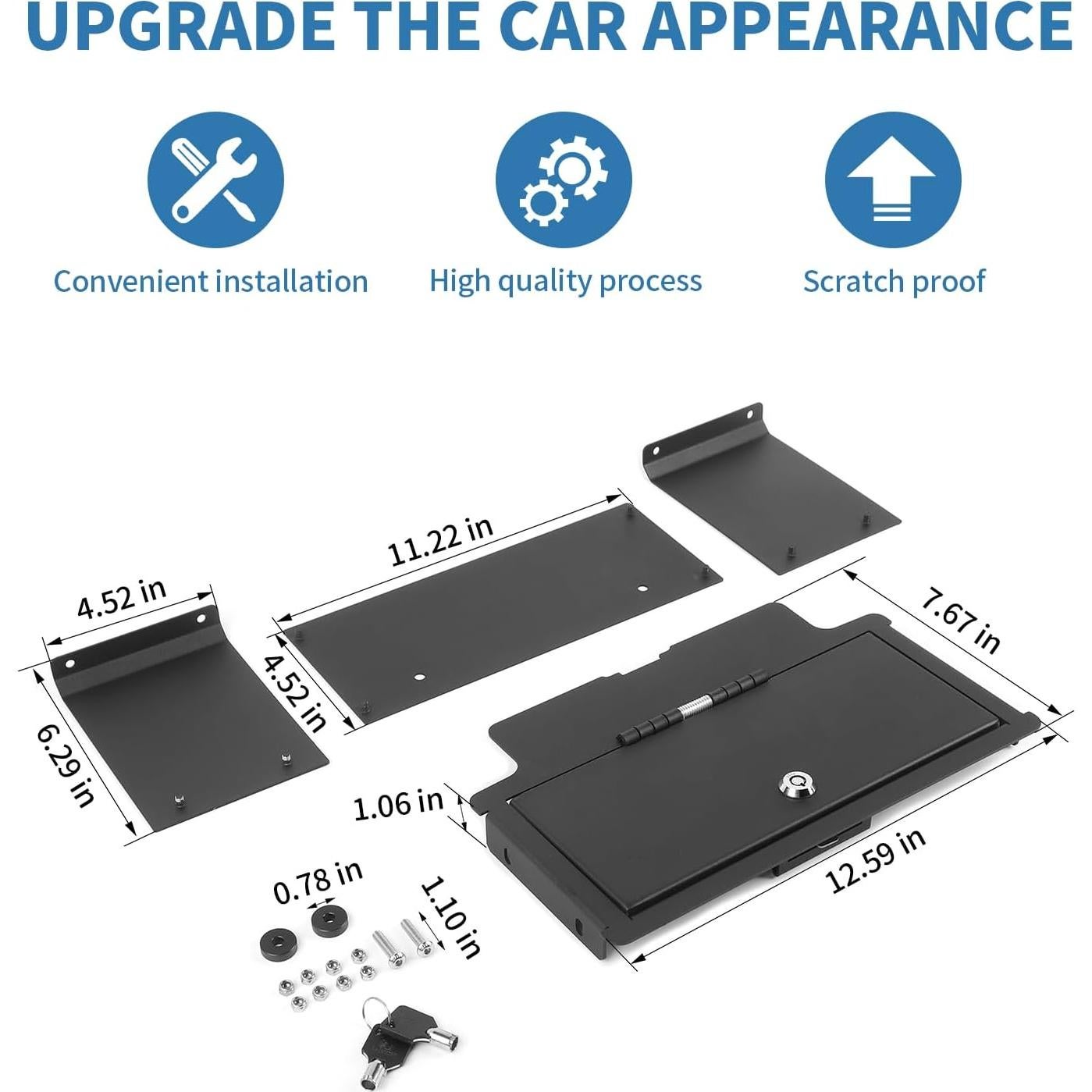 Organizador de Consola Central PDKLIN para Chevy Silverado 2022-2025