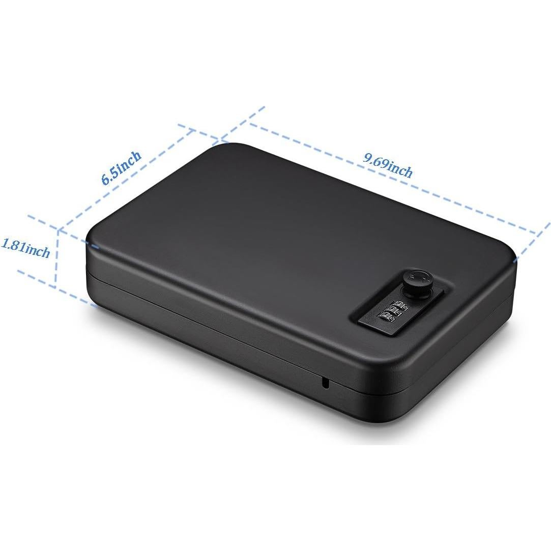 Caja Fuerte Portátil Younion para Pistolas y Valiosos 1.5kg