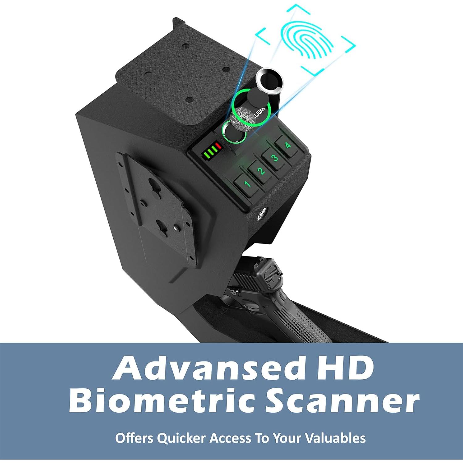 Caja Fuerte Biométrica Z ZLJUAN Montada 39.4x19cm