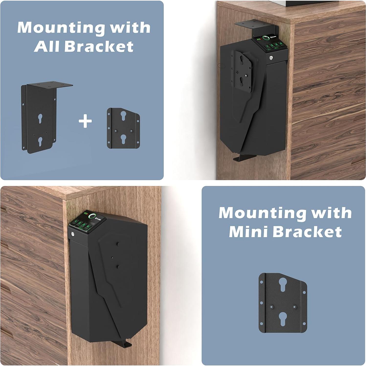 Caja Fuerte Biométrica Z ZLJUAN Montada 39.4x19cm