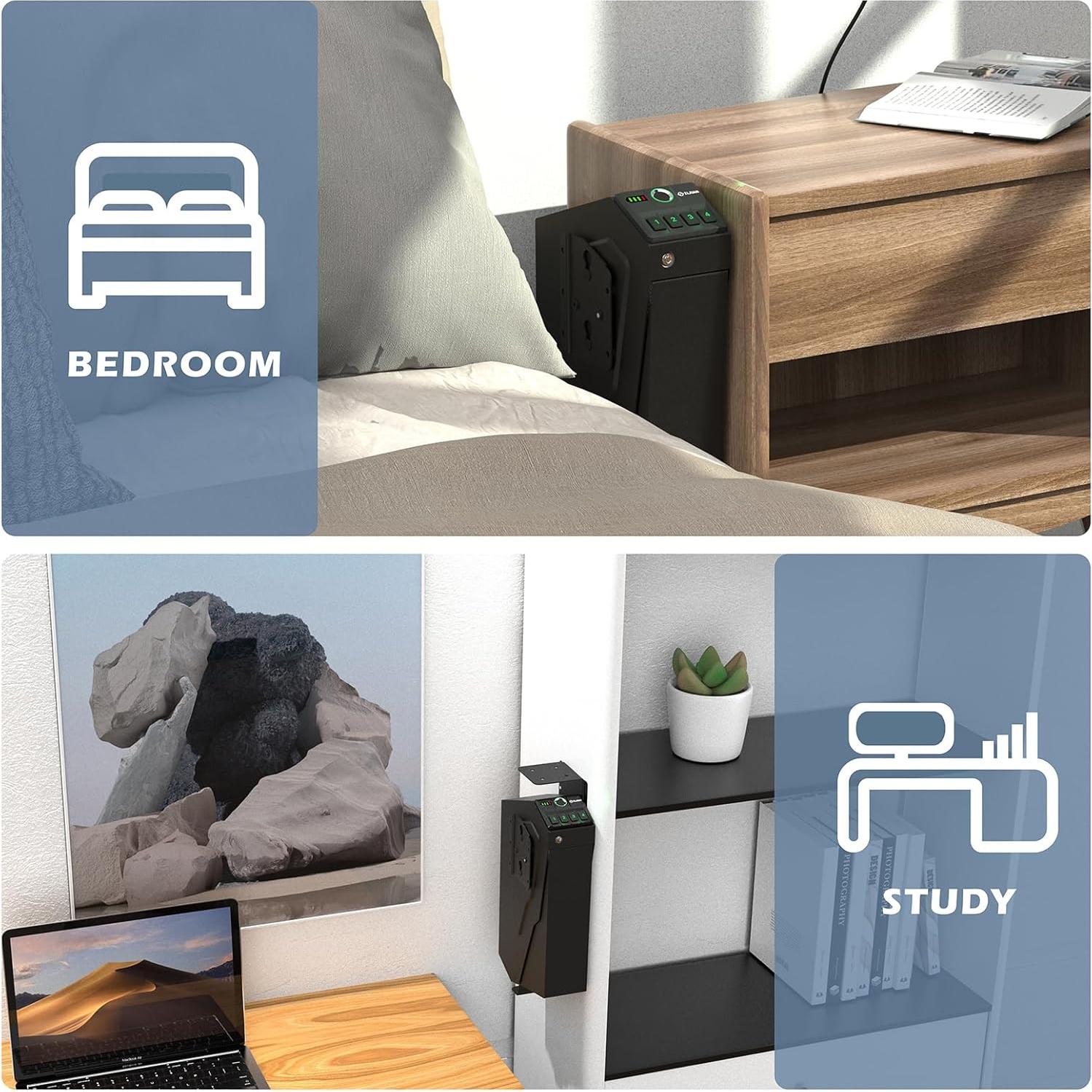 Caja Fuerte Biométrica Z ZLJUAN Montada 39.4x19cm