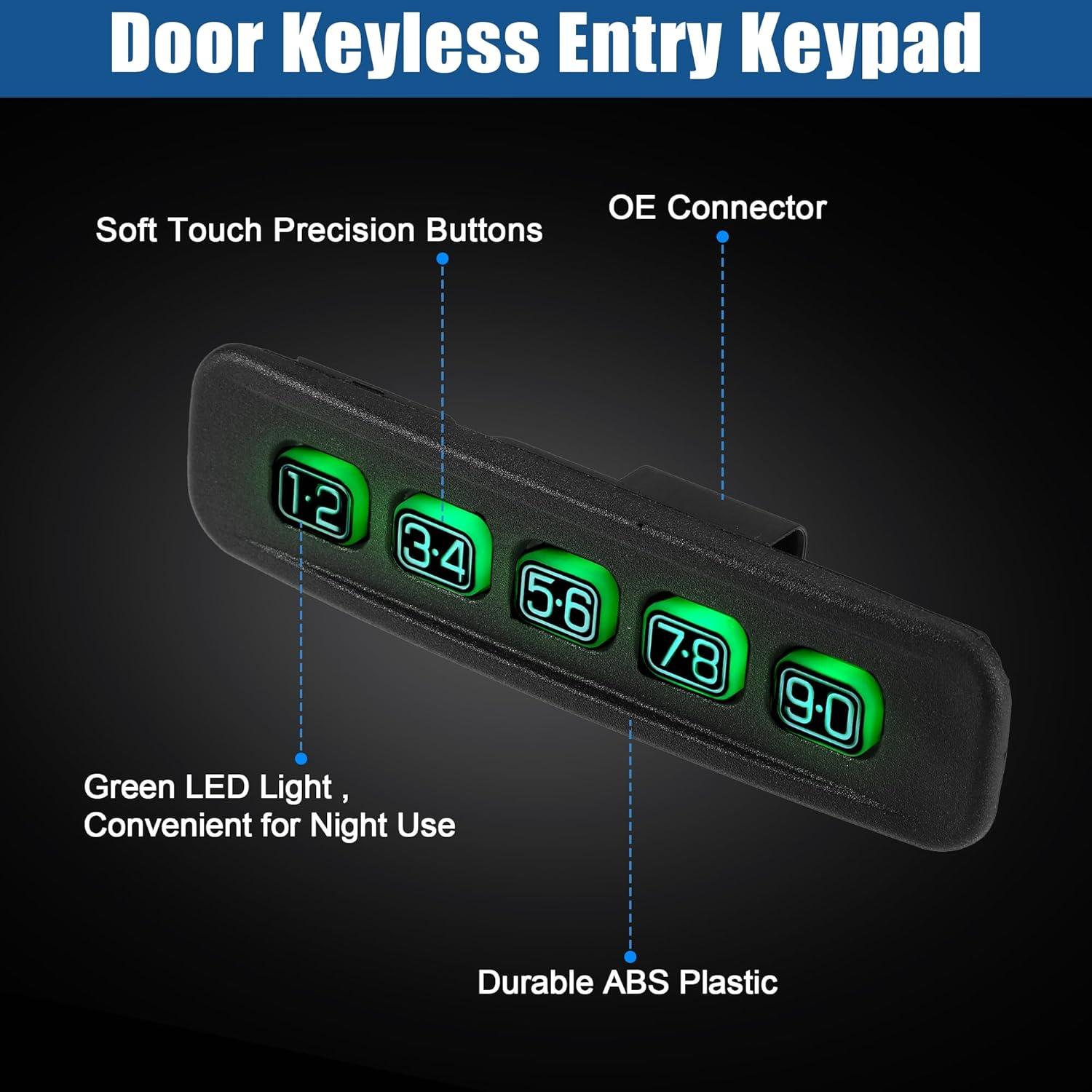 Teclado de Entrada Sin Llave X AUTOHAUX para Ford 2005-2010