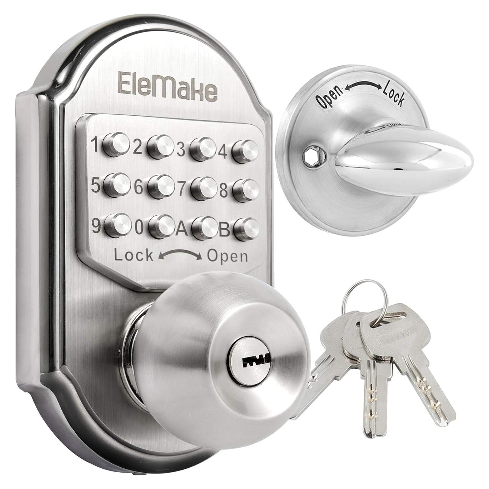 Cerradura de Puerta Mecánica Sin Llave Megaflint MKD-001 Acero Inoxidable