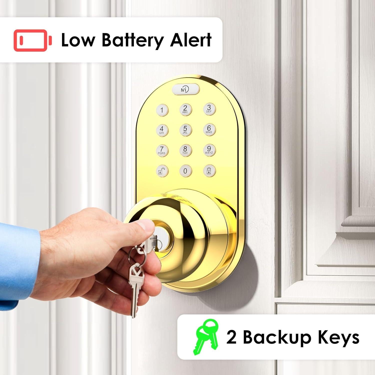 Cerradura Digital Sin Llave MiLocks con Teclado Retroiluminado