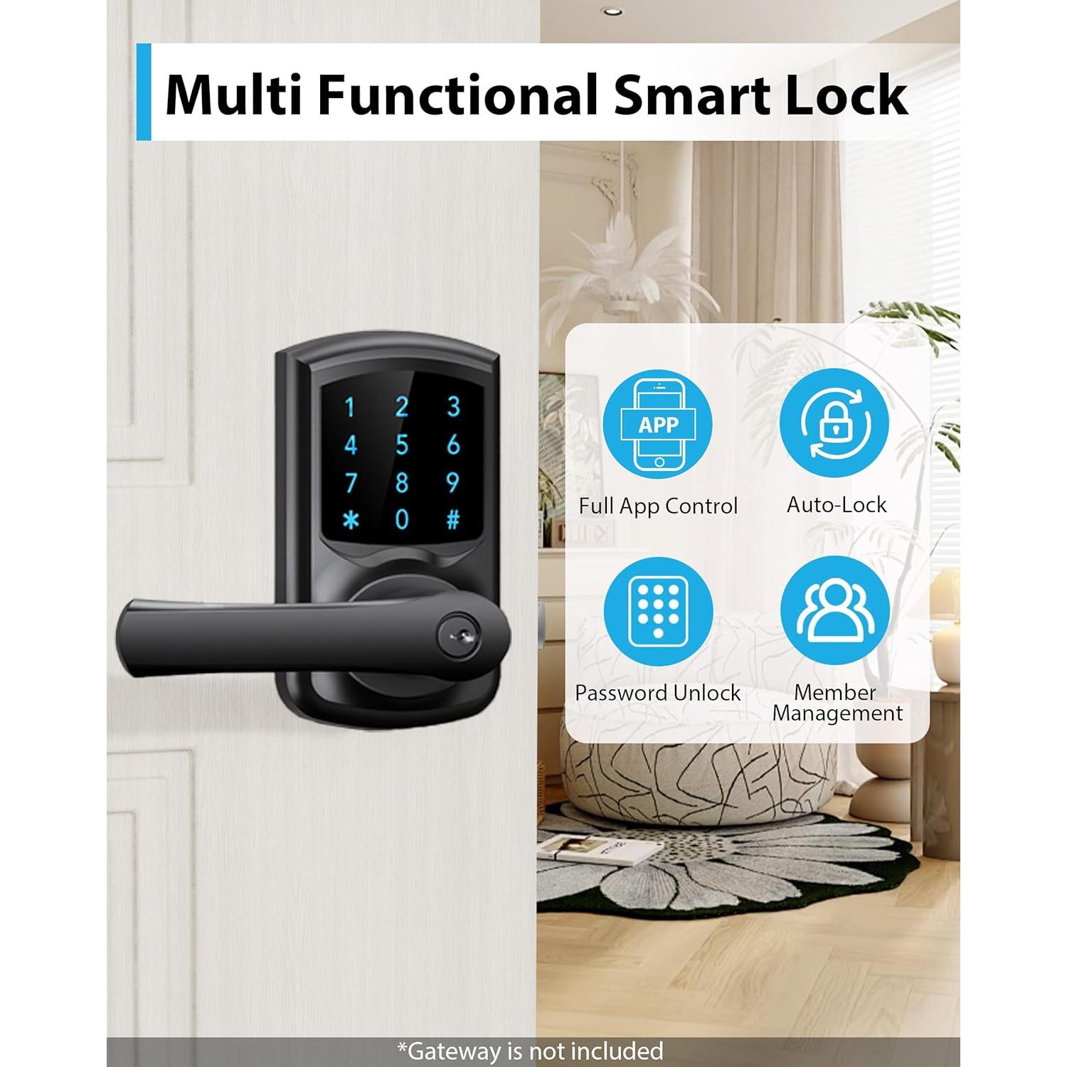 Cerradura Inteligente Hidalife ST-668B con Teclado y APP