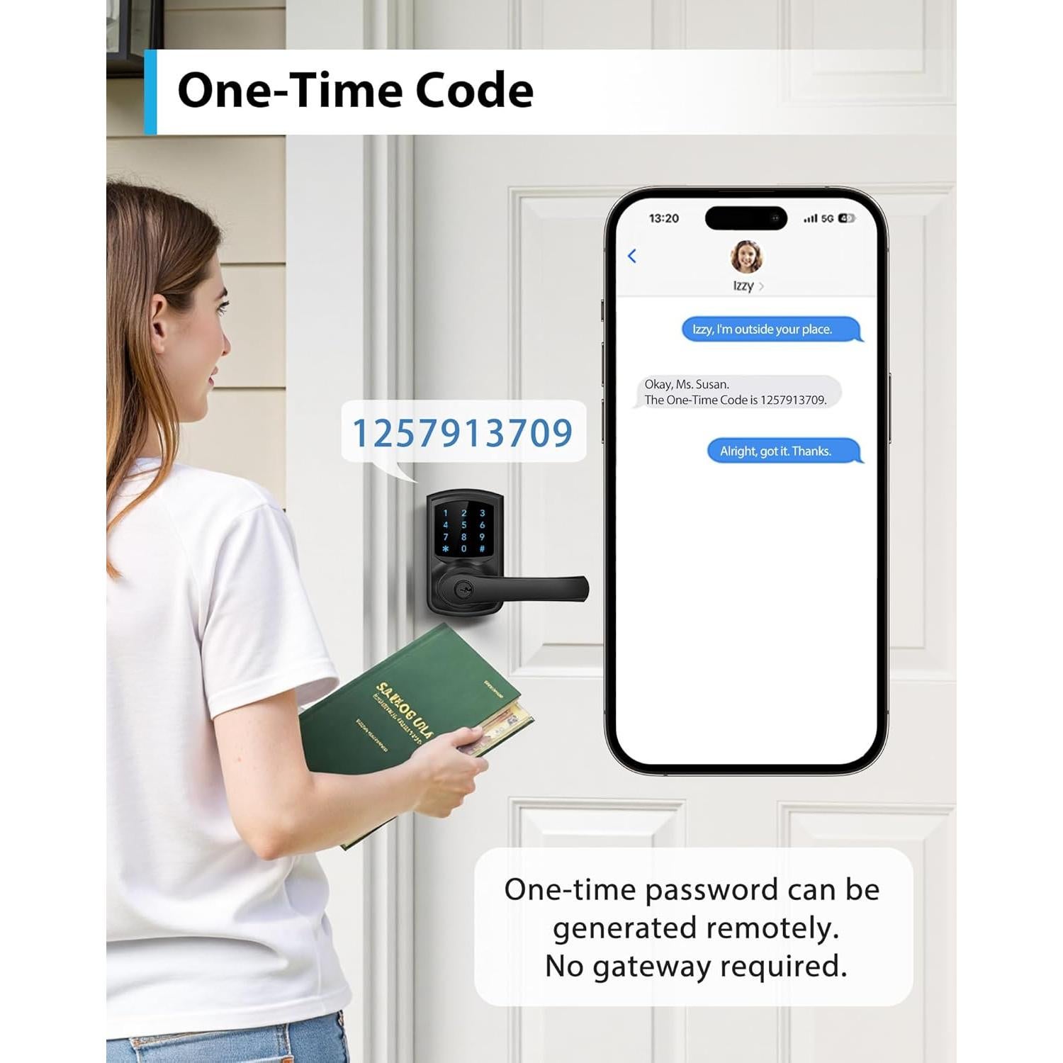Cerradura Inteligente Hidalife ST-668B con Teclado y APP