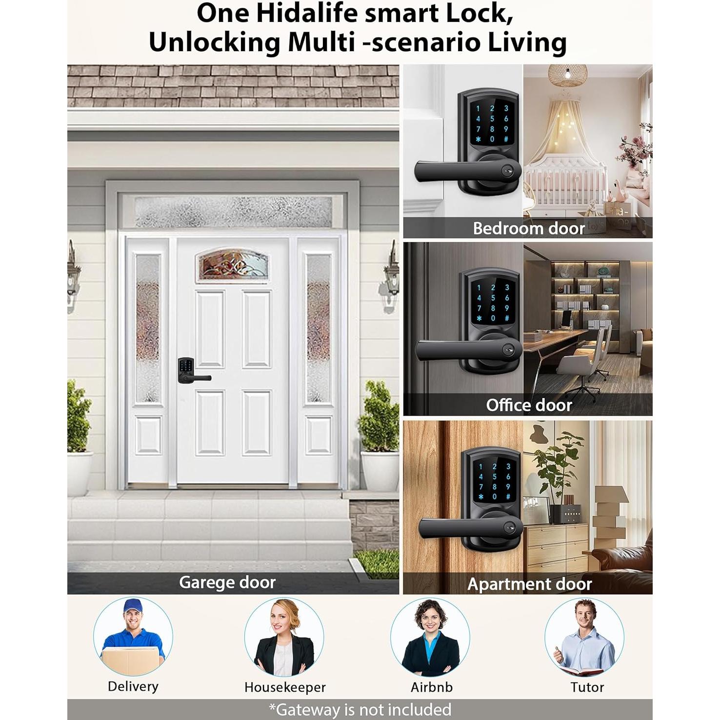 Cerradura Inteligente Hidalife ST-668B con Teclado y APP