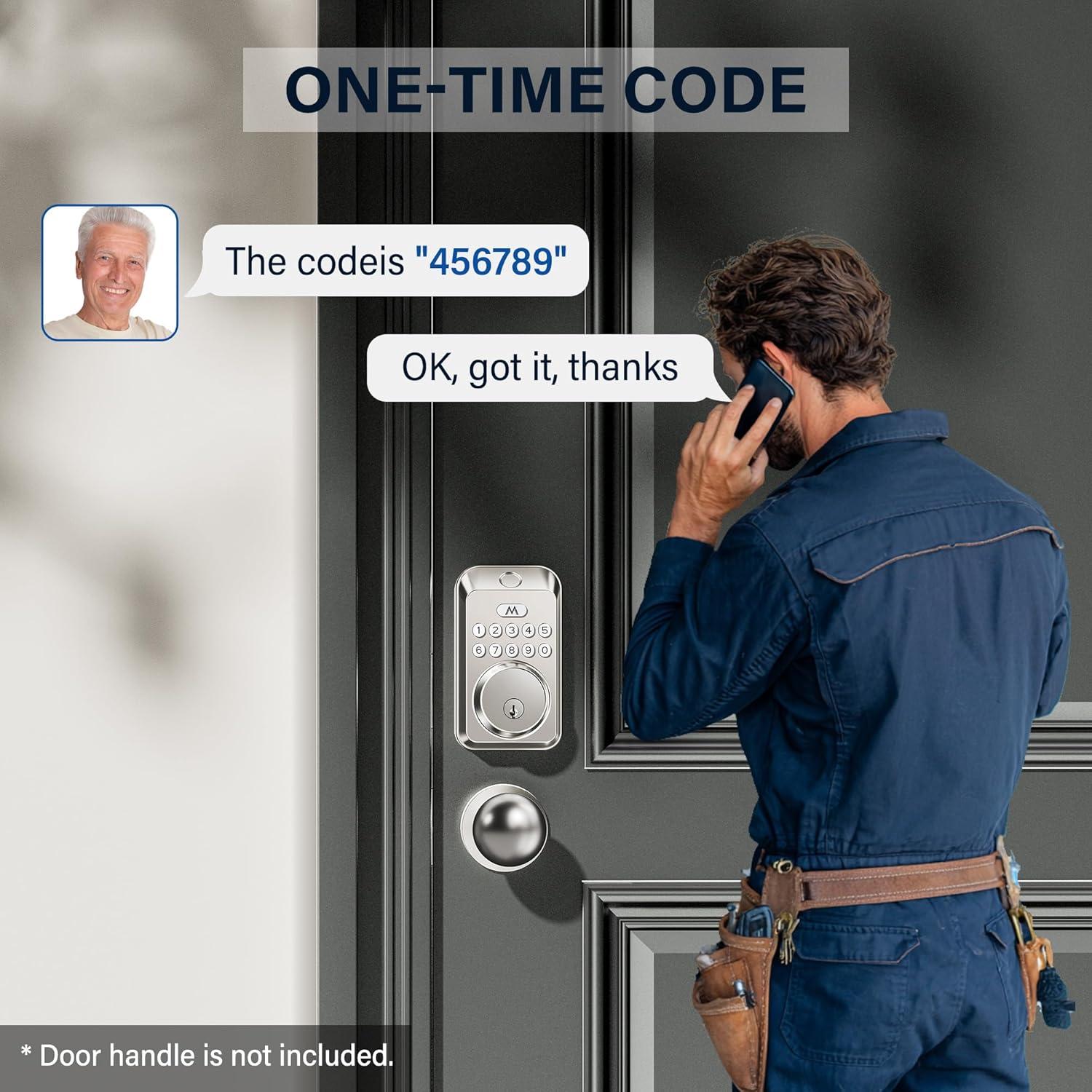 Cerradura Biométrica Zafano E615 con Huella Dactilar y Teclado