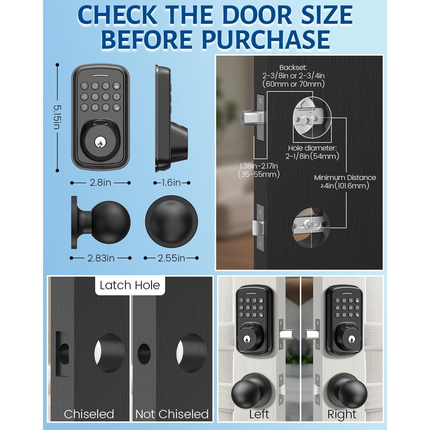 Cerradura Inteligente ALIMAVOR R03 con Huella Digital 5 en 1