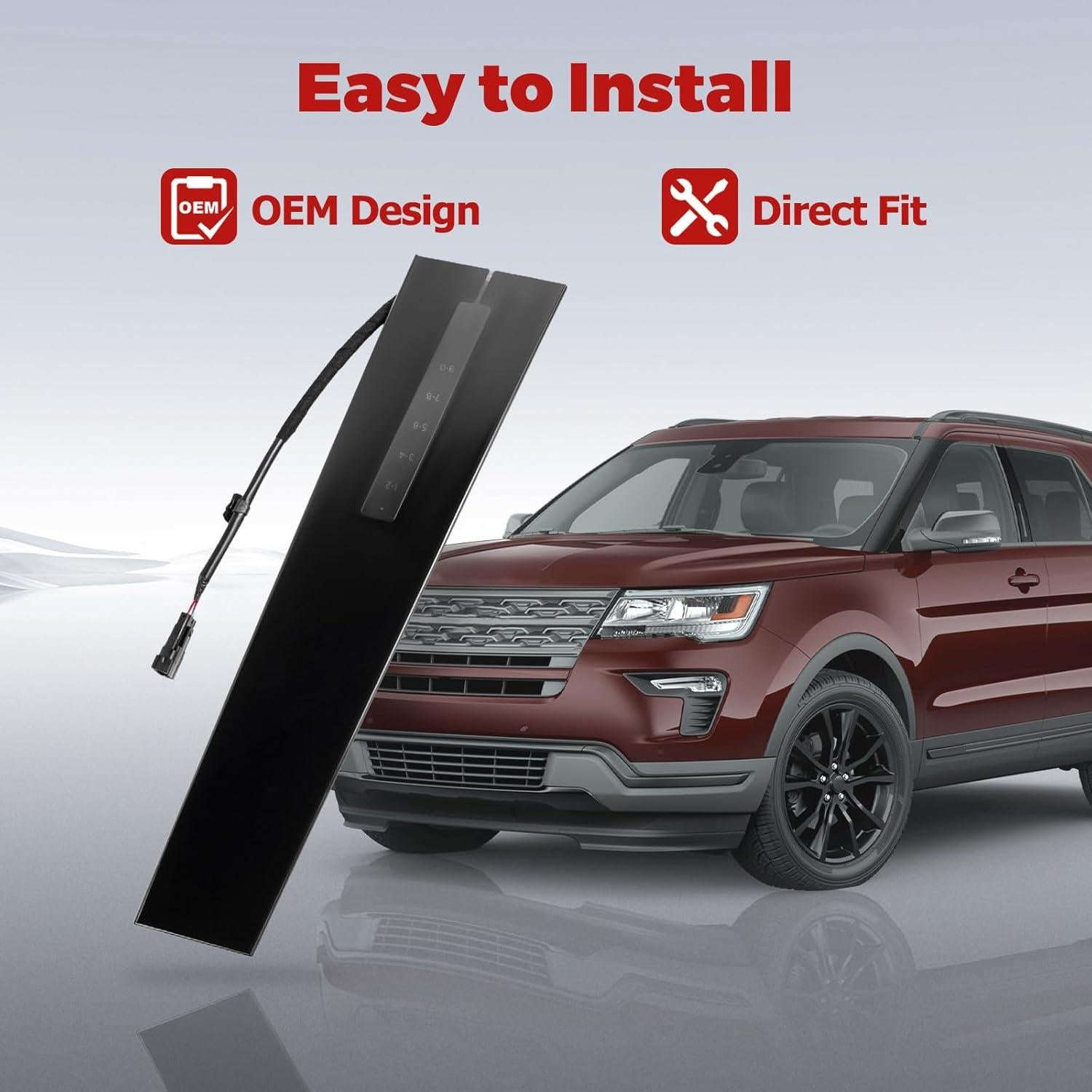 Moldura Pilar B Teclado Entrada Sin Llave PYHAUTO Explorer 2011-2019