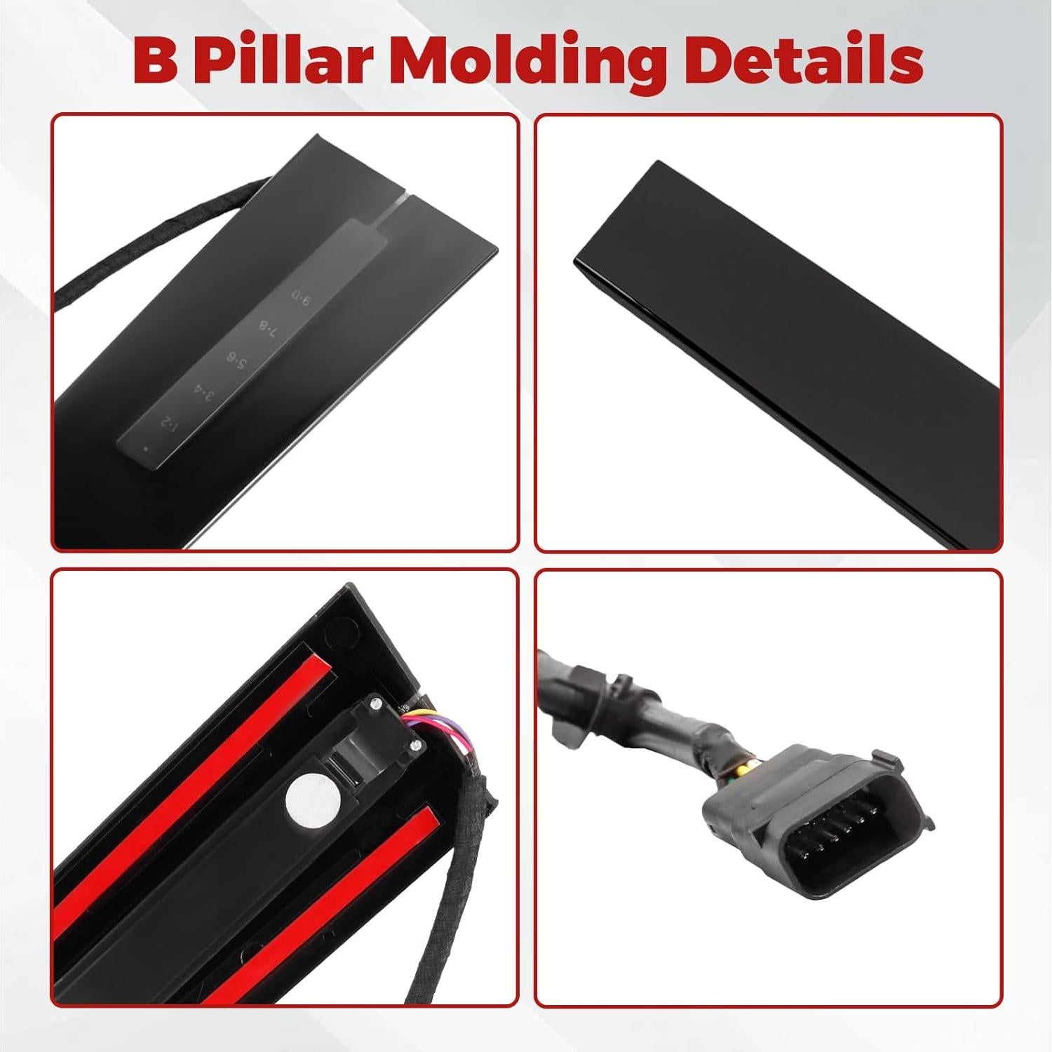 Moldura Pilar B Teclado Entrada Sin Llave PYHAUTO Explorer 2011-2019