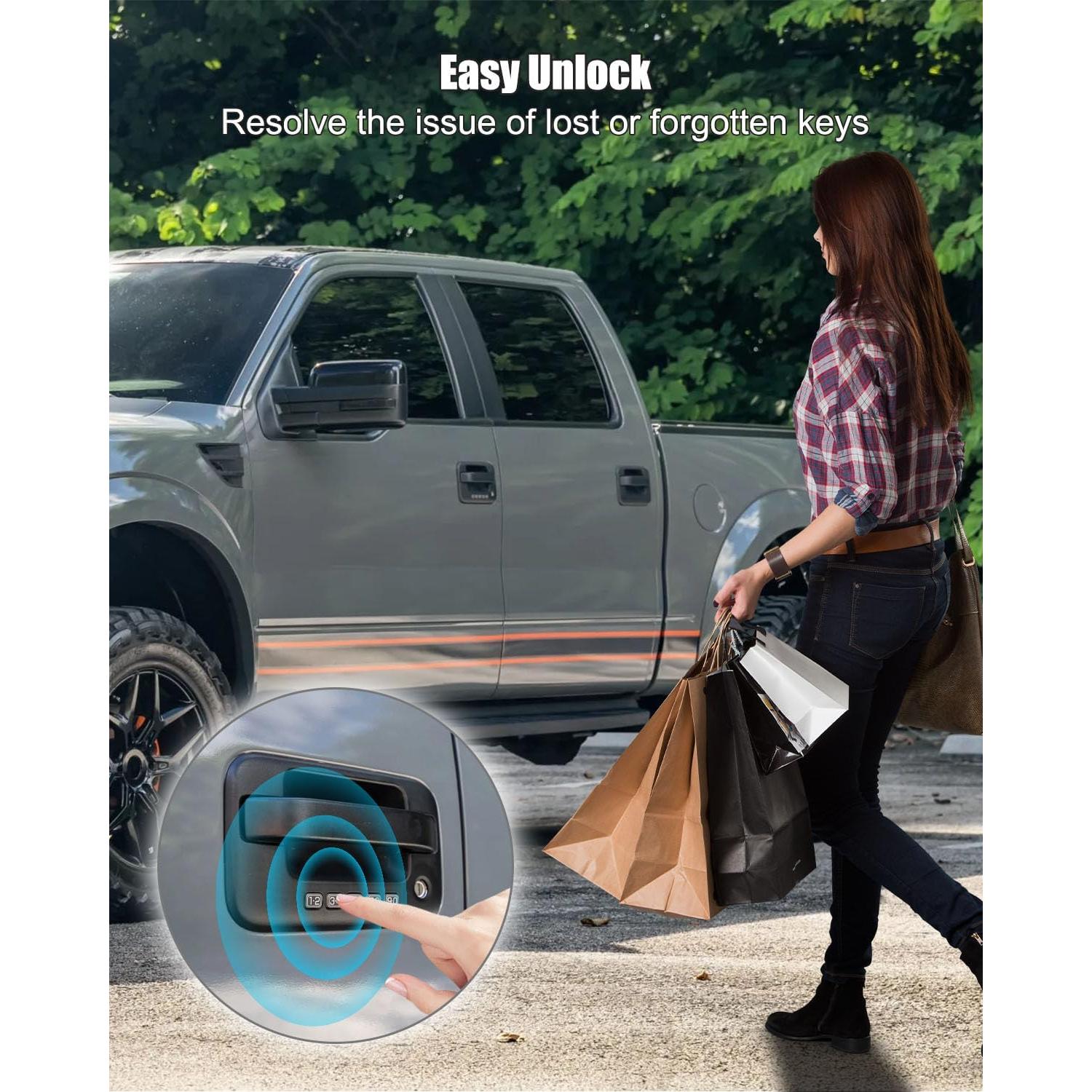 Teclado de Entrada Sin Llave HZparts para F-150 2009-2014