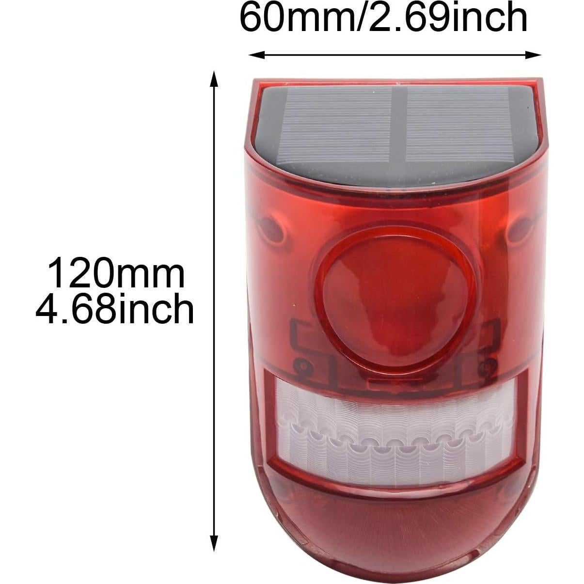Alarma Solar de Movimiento TLPCRKI IP65 110dB 2Pack LED