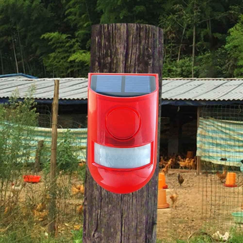 Alarma Solar de Movimiento TLPCRKI IP65 110dB 2Pack LED