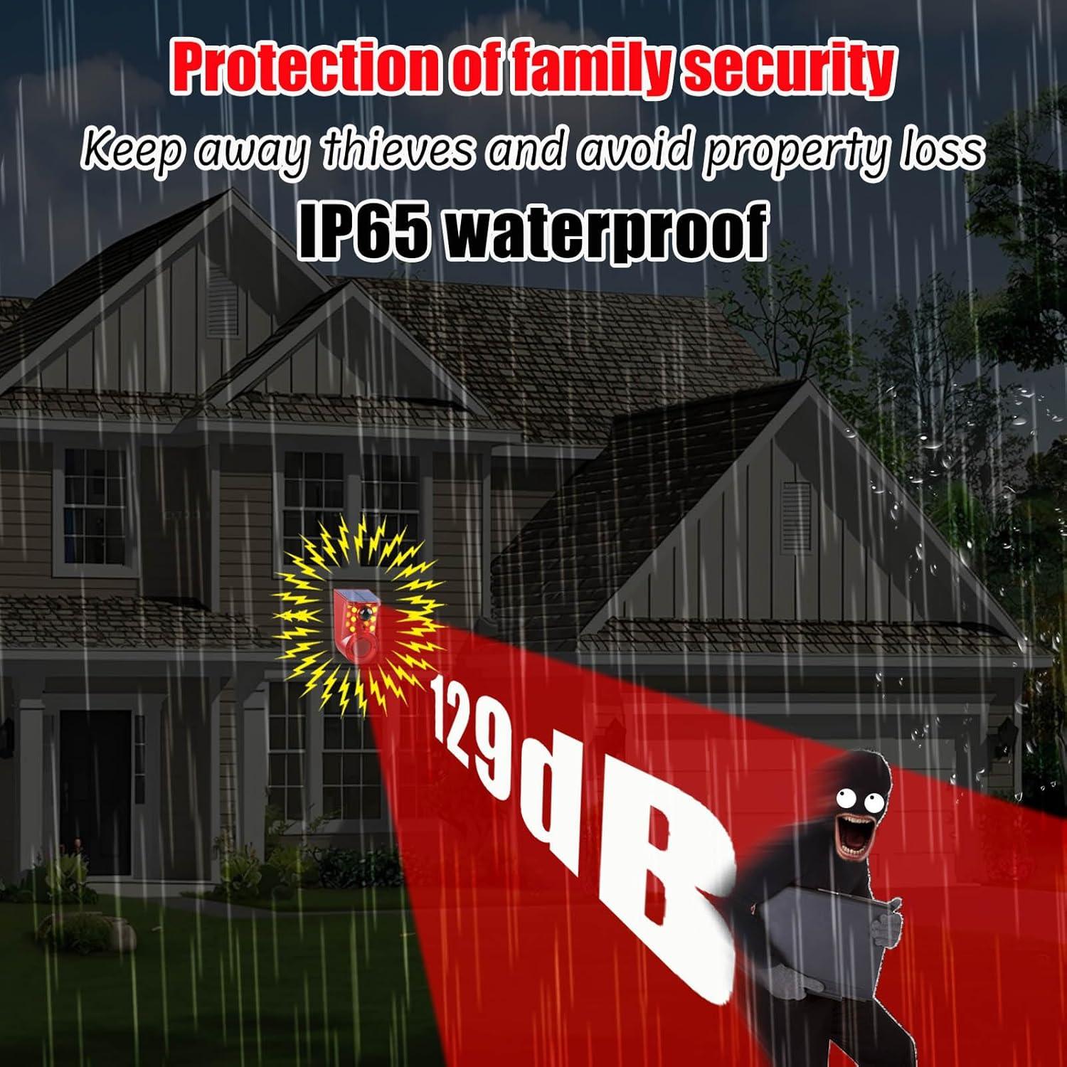 Alarma Solar con Sensor de Movimiento SENKEFEI K11 110dB