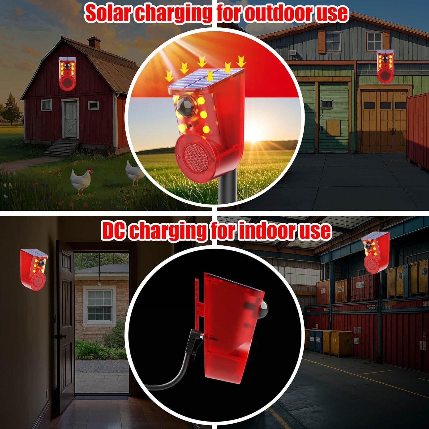 Alarma Solar con Sensor de Movimiento SENKEFEI K11 110dB