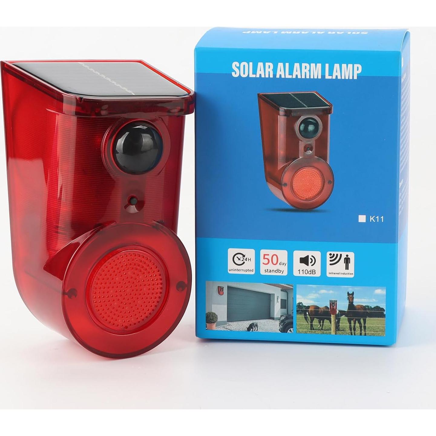 Alarma Solar con Sensor de Movimiento SENKEFEI K11 110dB