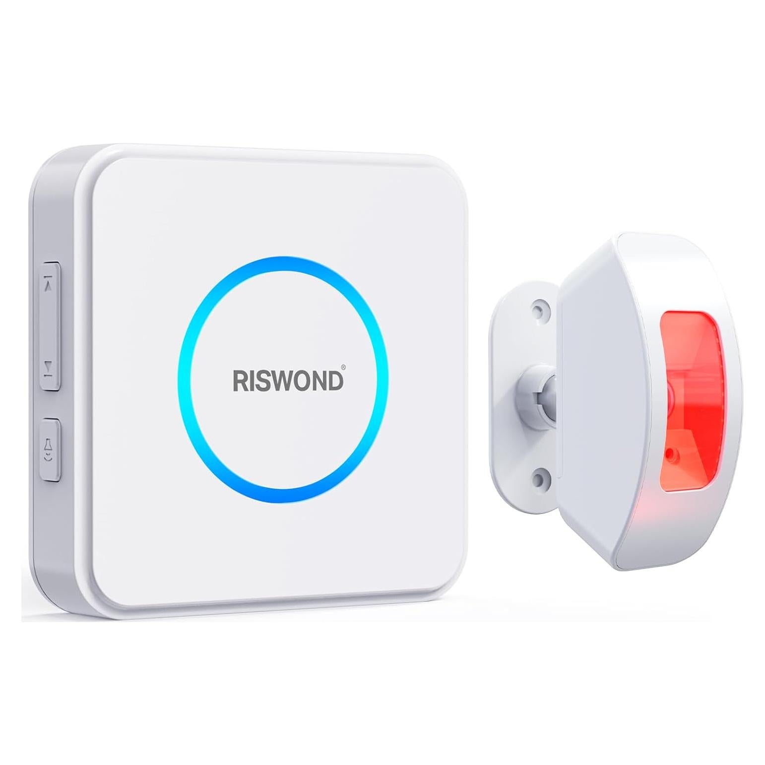 Alarma Inalámbrica de Movimiento AMHEY DW5375 - 35 Tonos, 500 Pies