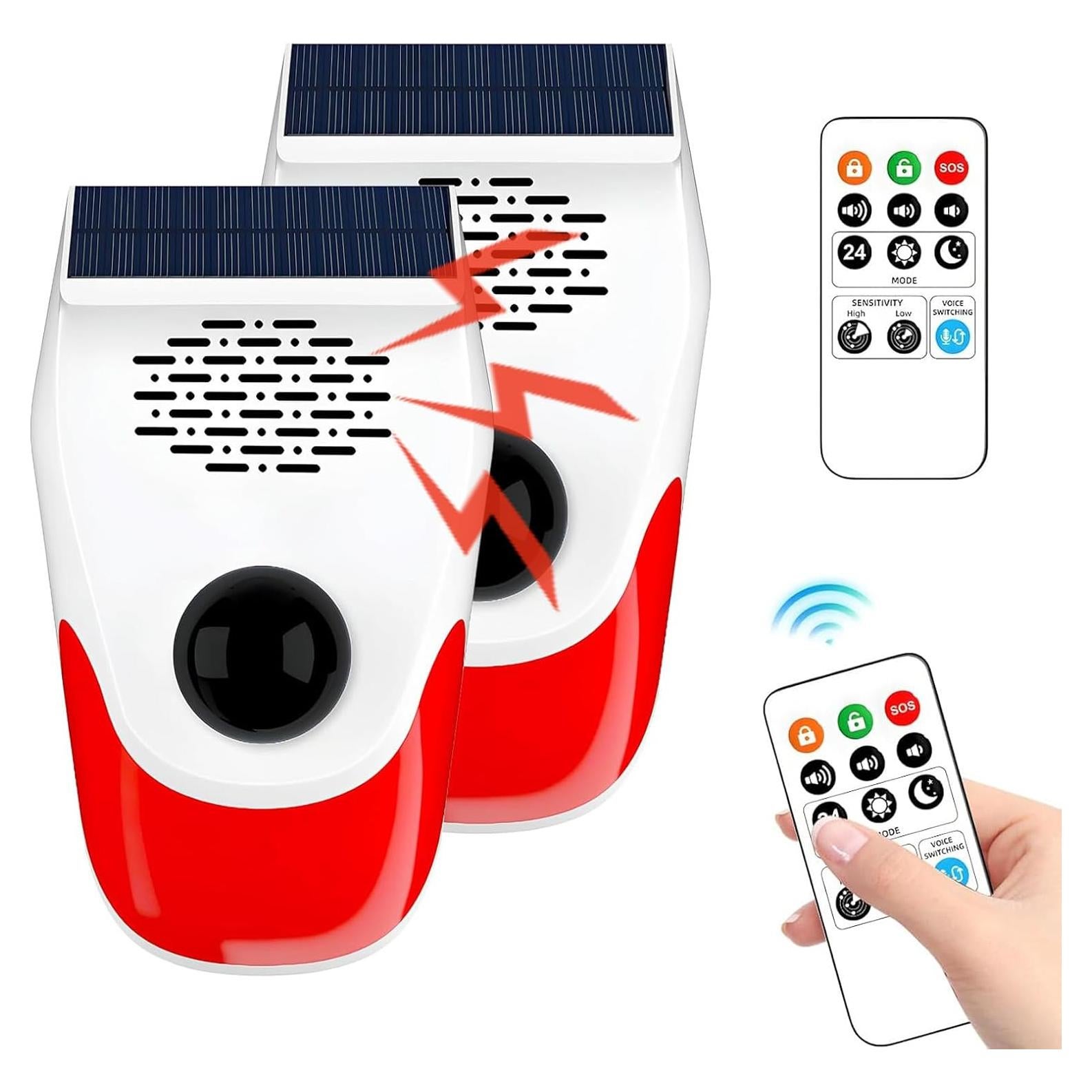 Alarma de Movimiento Solar XYszpcgs con Sonidos Personalizables