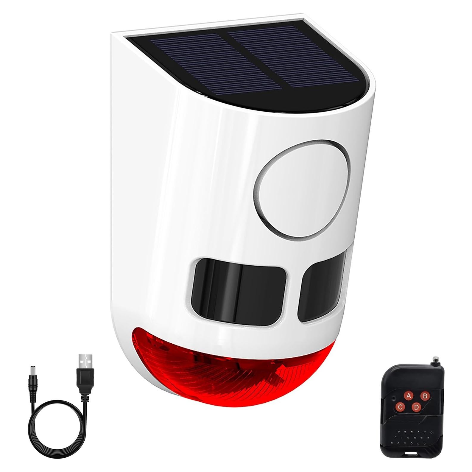 Alarma Solar de Movimiento Comboss 129dB Impermeable 8m