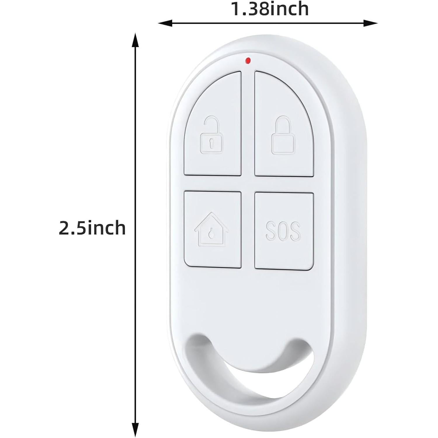 Control Remoto Luckydeer ZX-R10 para Alarmas de Seguridad