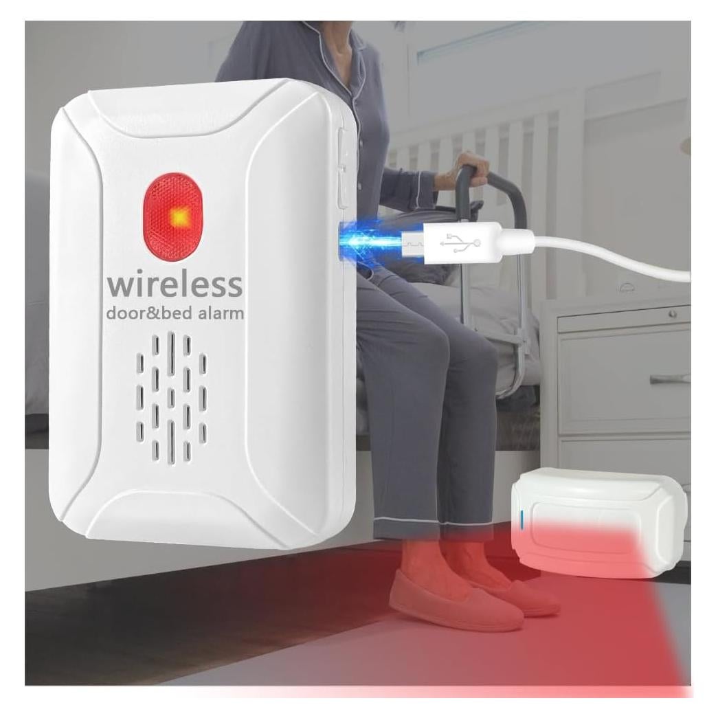 Alarma de cama Nesthao recargable para ancianos y demencia