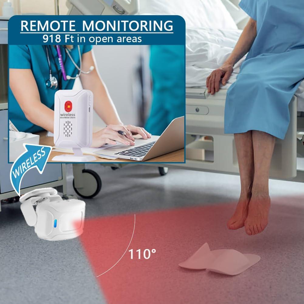 Alarma de cama Nesthao recargable para ancianos y demencia