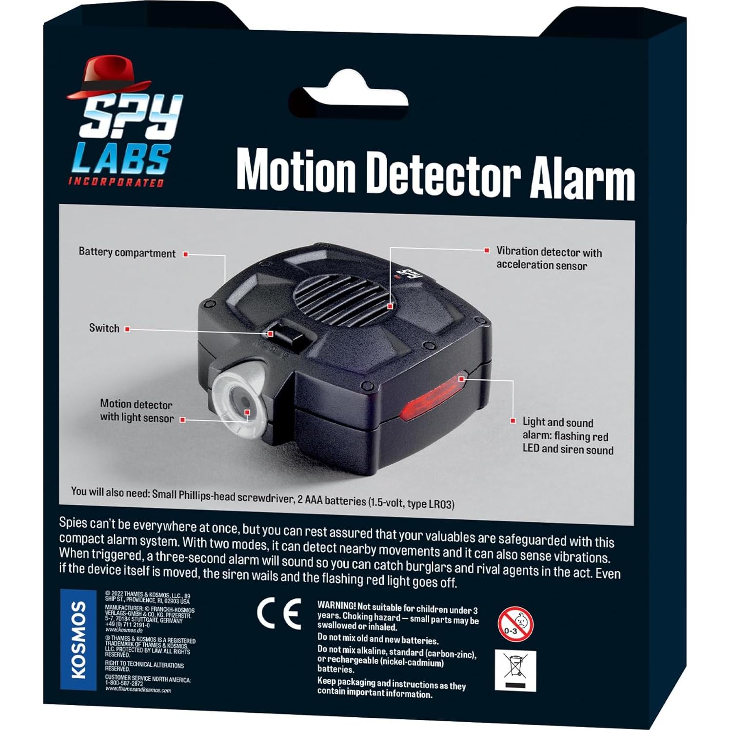 Alarma Detector de Movimiento Thames & Kosmos 164g para Niños 8+