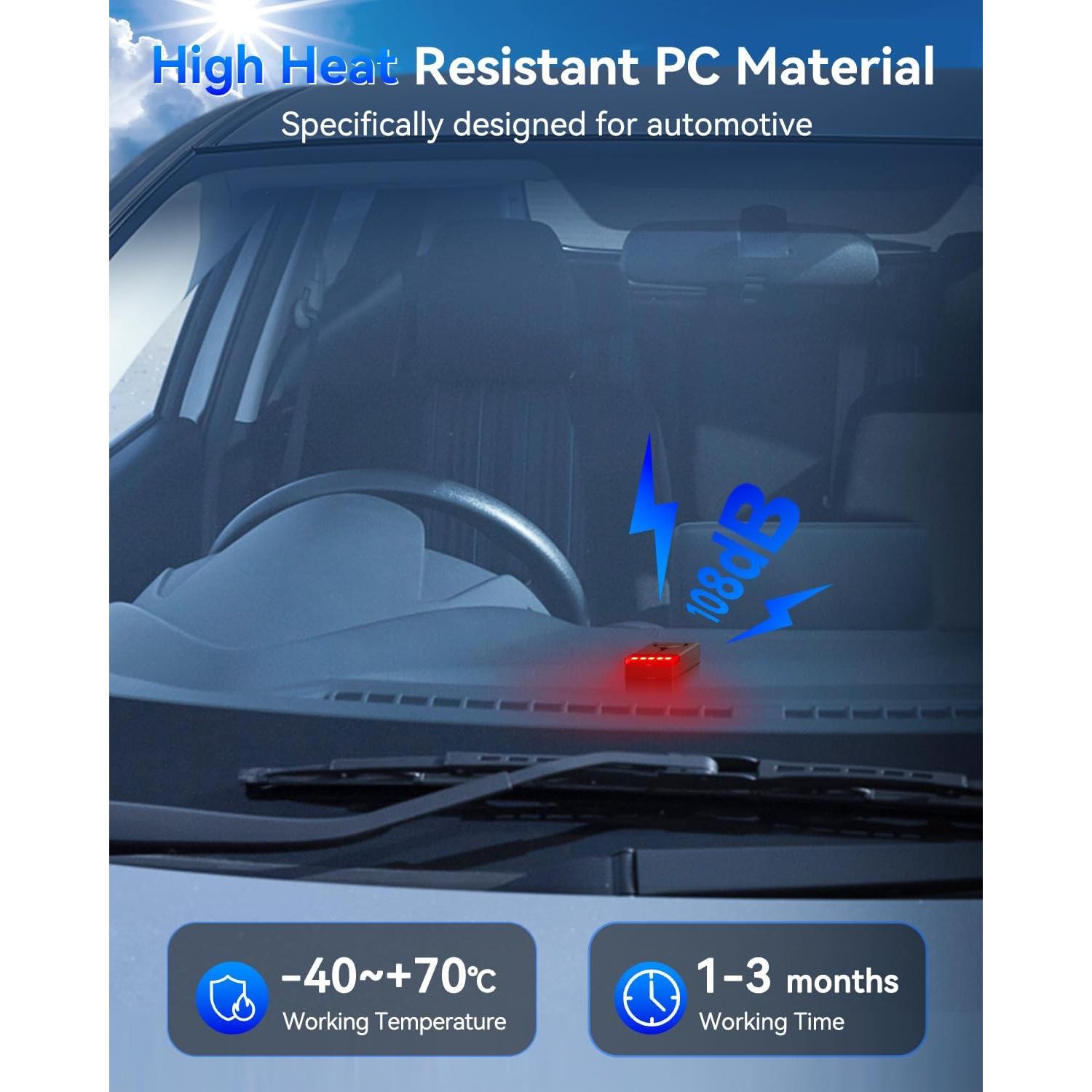 Sistema de Alarma de Coche LNKERCO KS-SF18R 108dB Inalámbrico