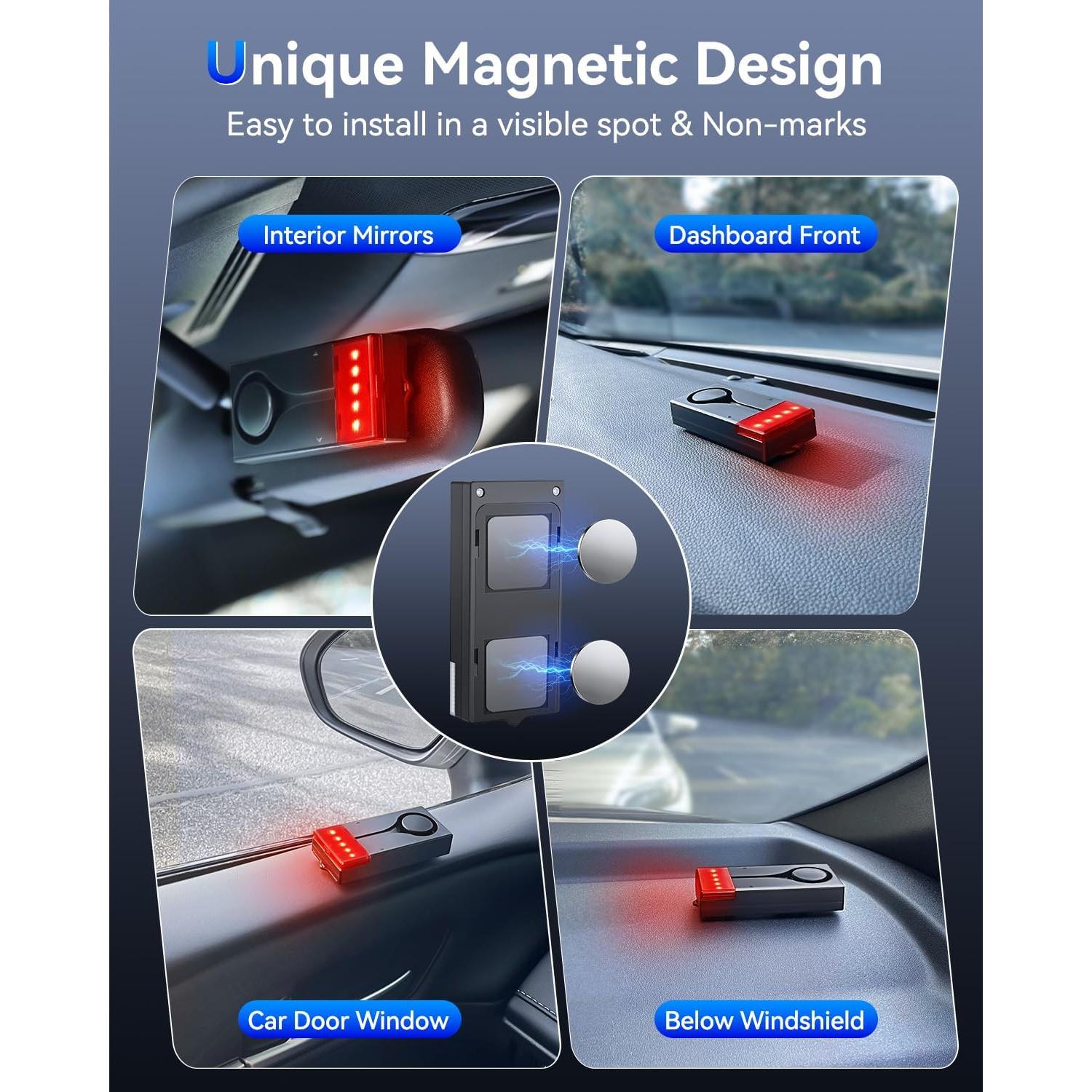 Sistema de Alarma de Coche LNKERCO KS-SF18R 108dB Inalámbrico