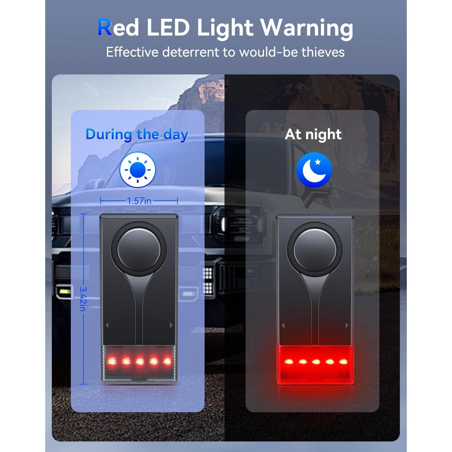 Sistema de Alarma de Coche LNKERCO KS-SF18R 108dB Inalámbrico