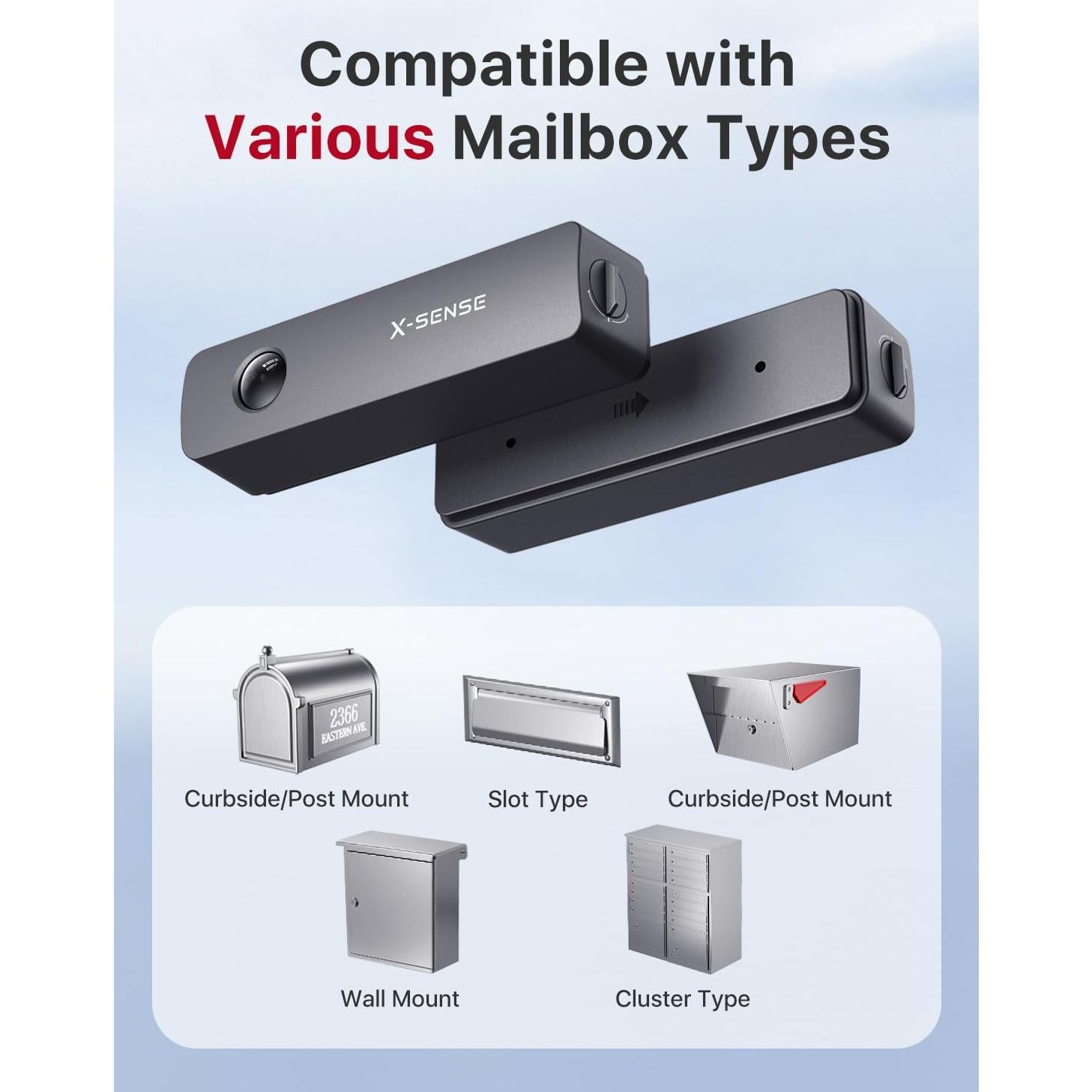 Alarma de Buzón Inteligente X-Sense SMA11 con Estación Base