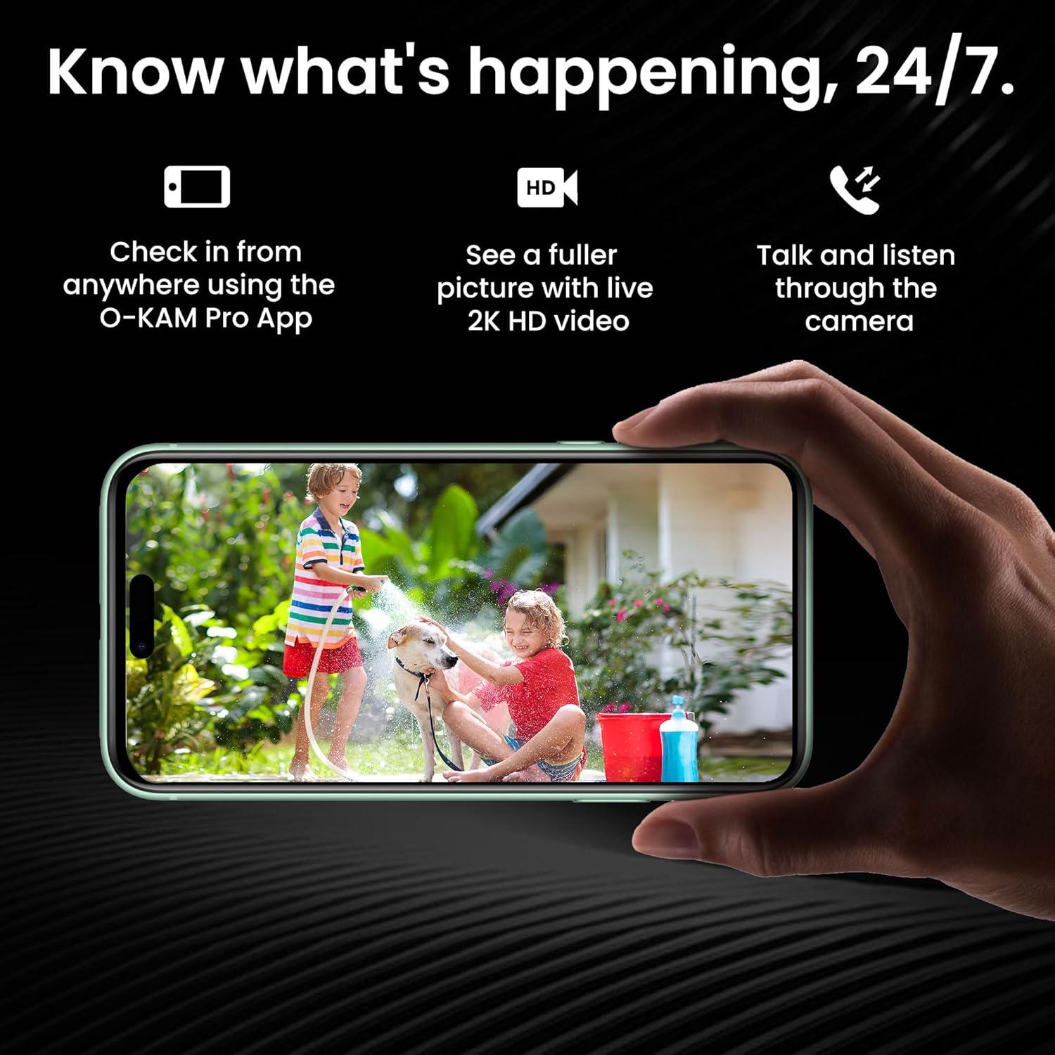 Cámara de Seguridad Inalámbrica 2K HITELLARCAM con SD 64G