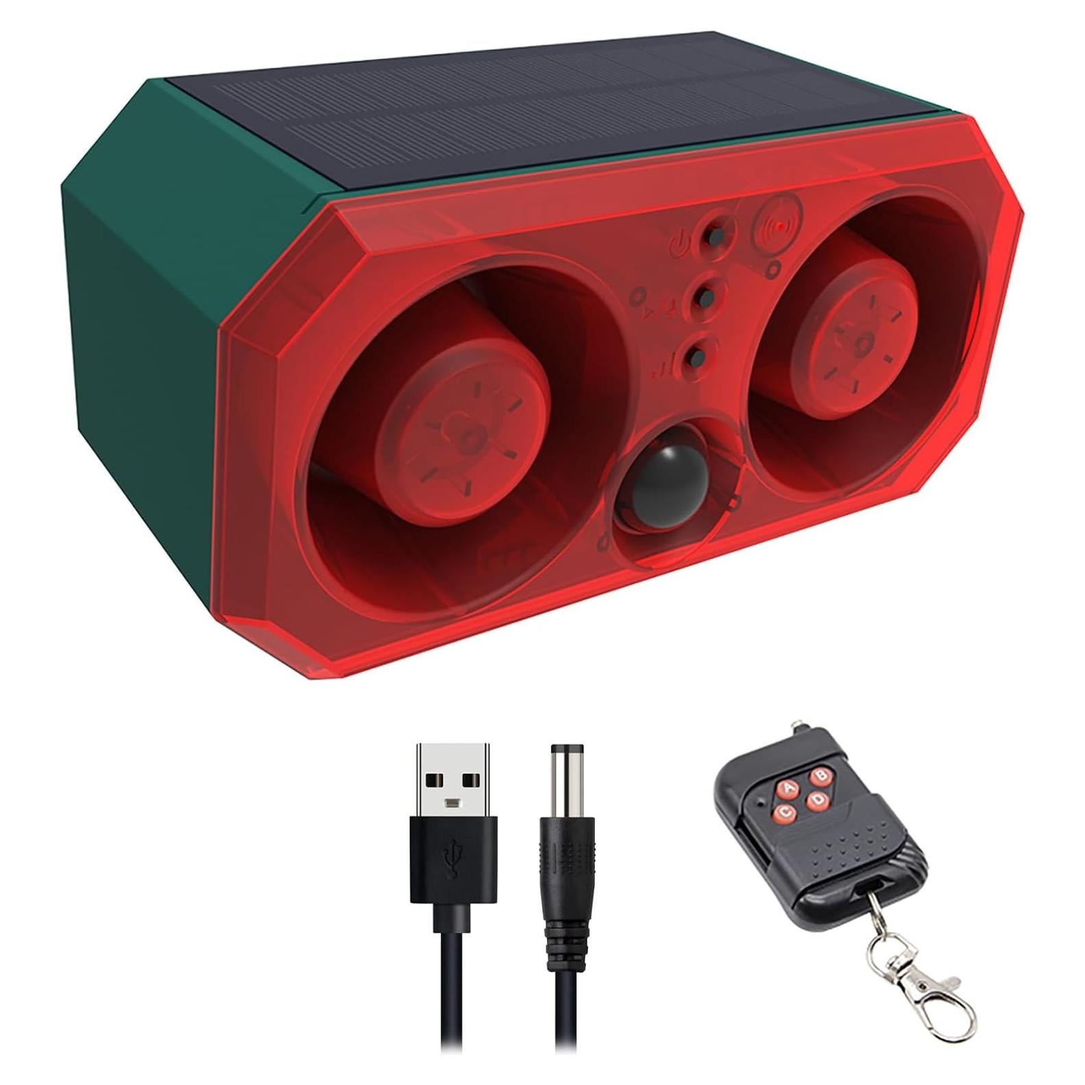 Alarma Solar LAFEINA con Luz Estroboscópica y Sonido 130dB