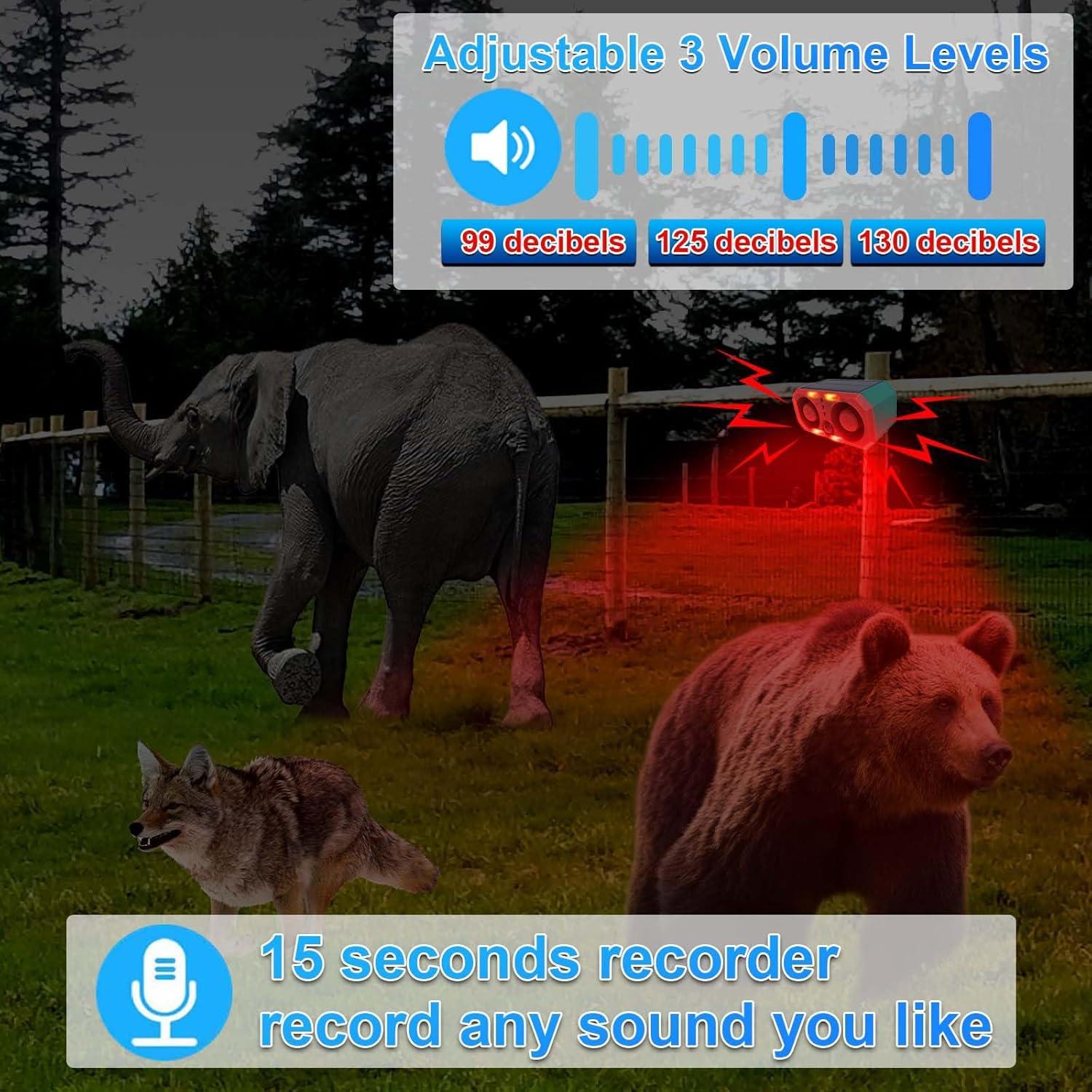 Alarma Solar LAFEINA con Luz Estroboscópica y Sonido 130dB