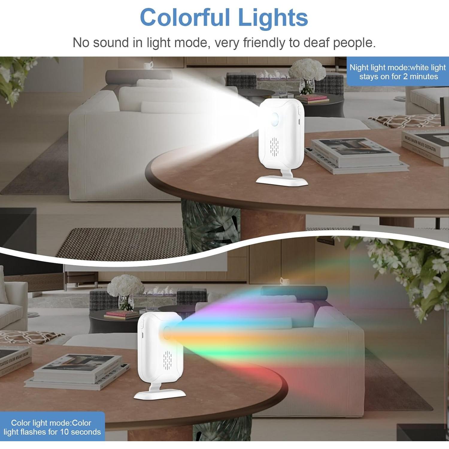 Timbre Inalámbrico ONMYST con Sensor de Movimiento 400m