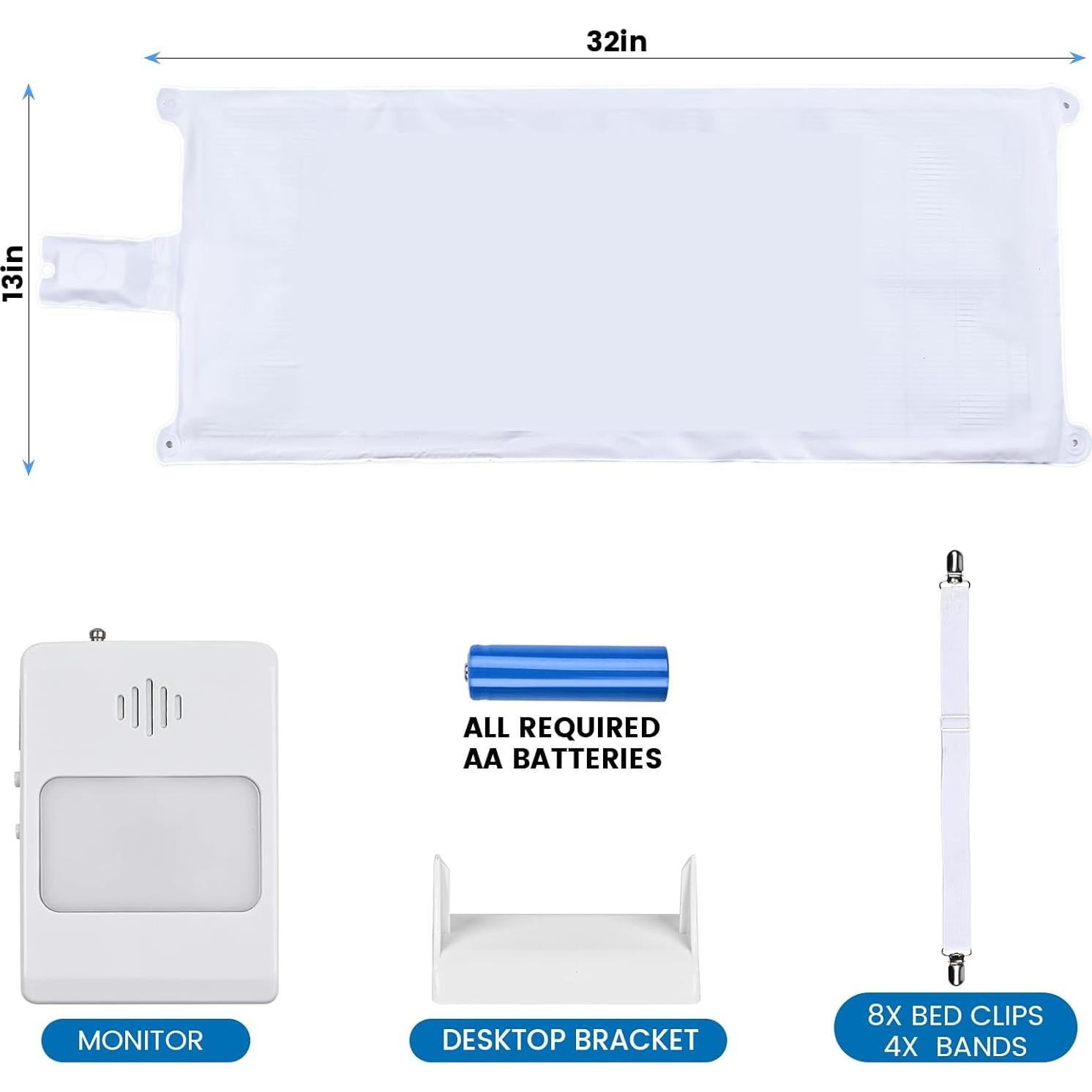 Alarma de Cama Kaneyvok con Sensor de Prevención de Caídas 33x81cm