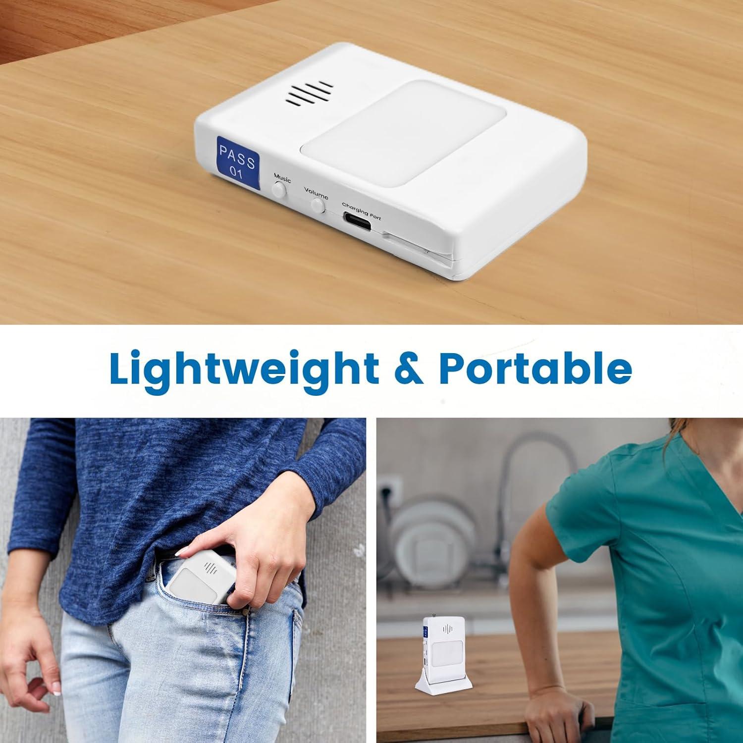 Alarma de Cama Kaneyvok con Sensor de Prevención de Caídas 33x81cm