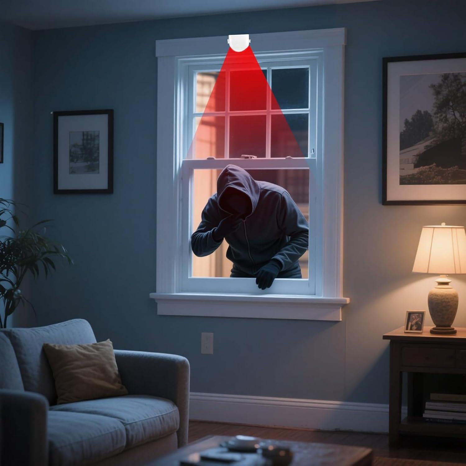 Timbre de puerta inalámbrico Zanbayki con sensor de movimiento