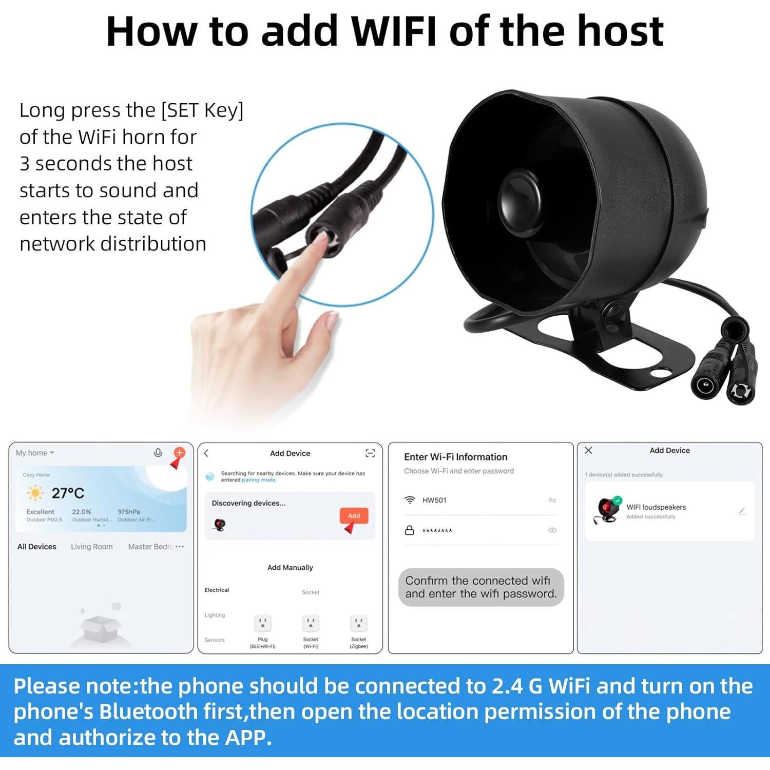 Sistema de Alarma WiFi KERUI con Cuerno 115dB y Sensores