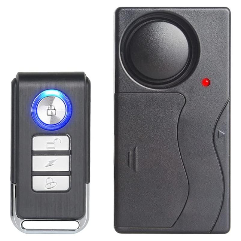 Alarma Antirrobo Inalámbrica Mengshen 110db con Control Remoto