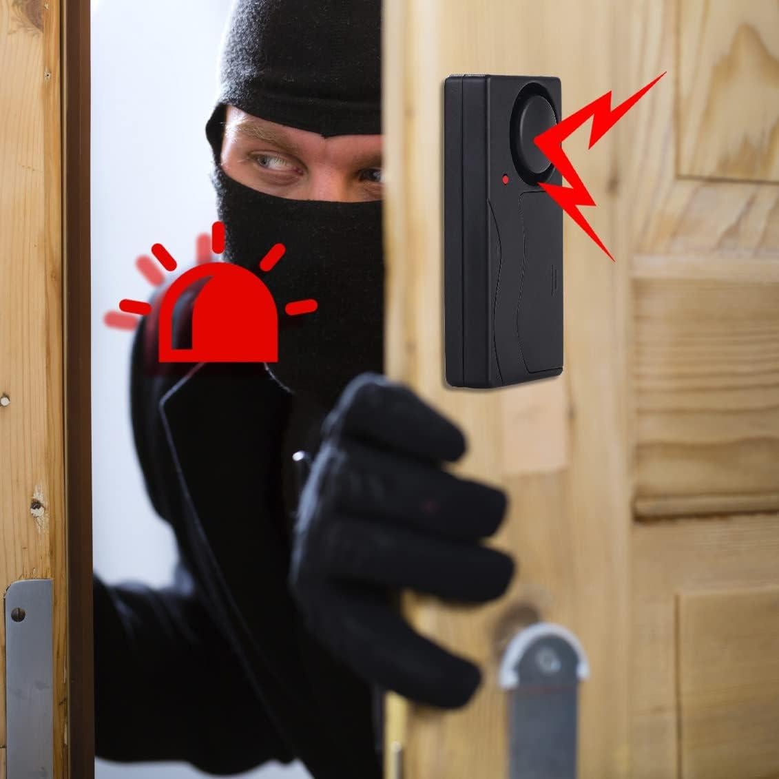 Alarma Antirrobo Inalámbrica Mengshen 110db con Control Remoto