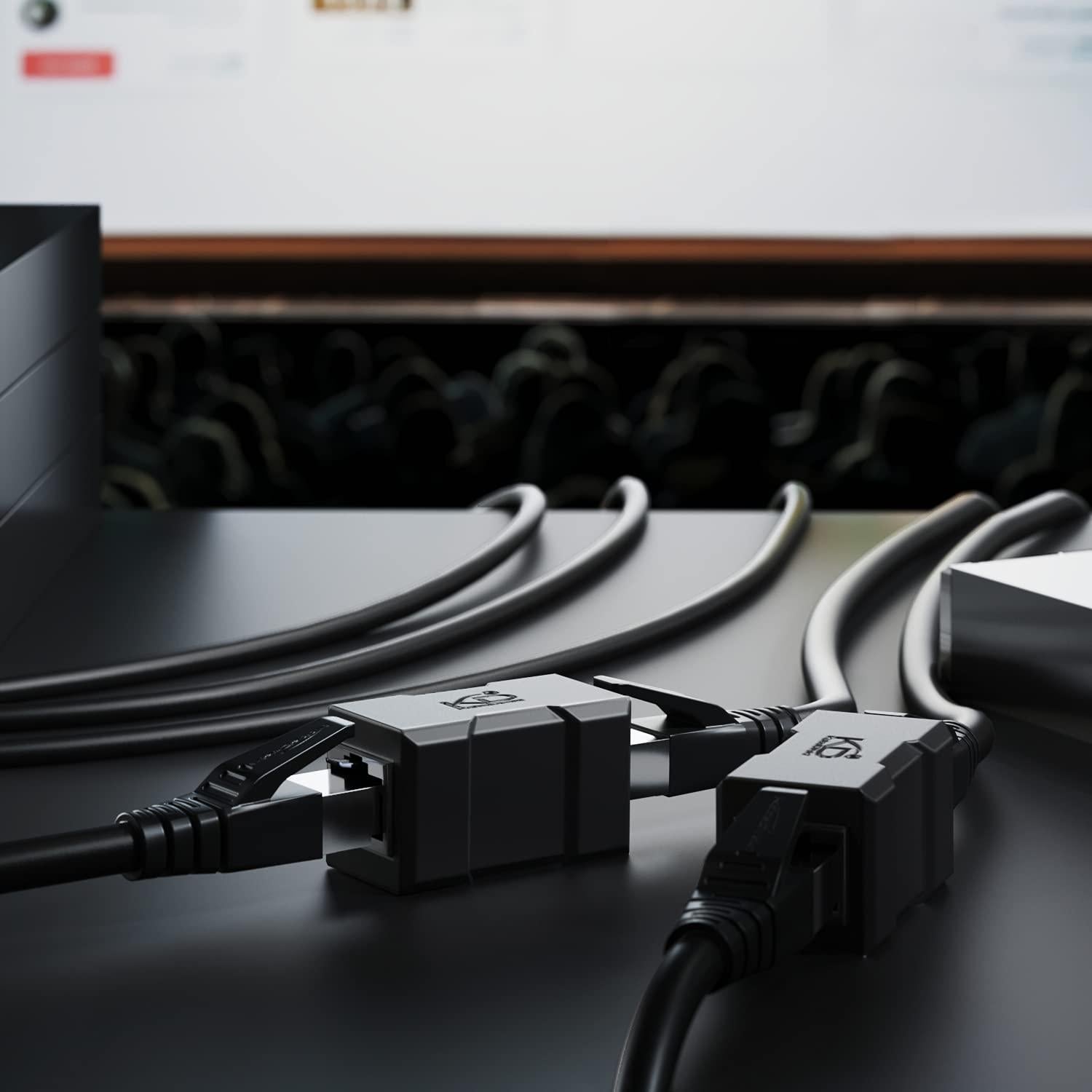 Acoplador Ethernet RJ45 KabelDirekt CAT 7 5x - Extensor 10Gbit/s