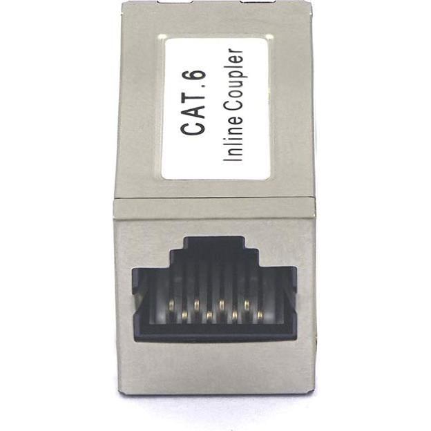 Acoplador Ethernet RJ45 Cat6 VCELINK Blindado 10 Unidades