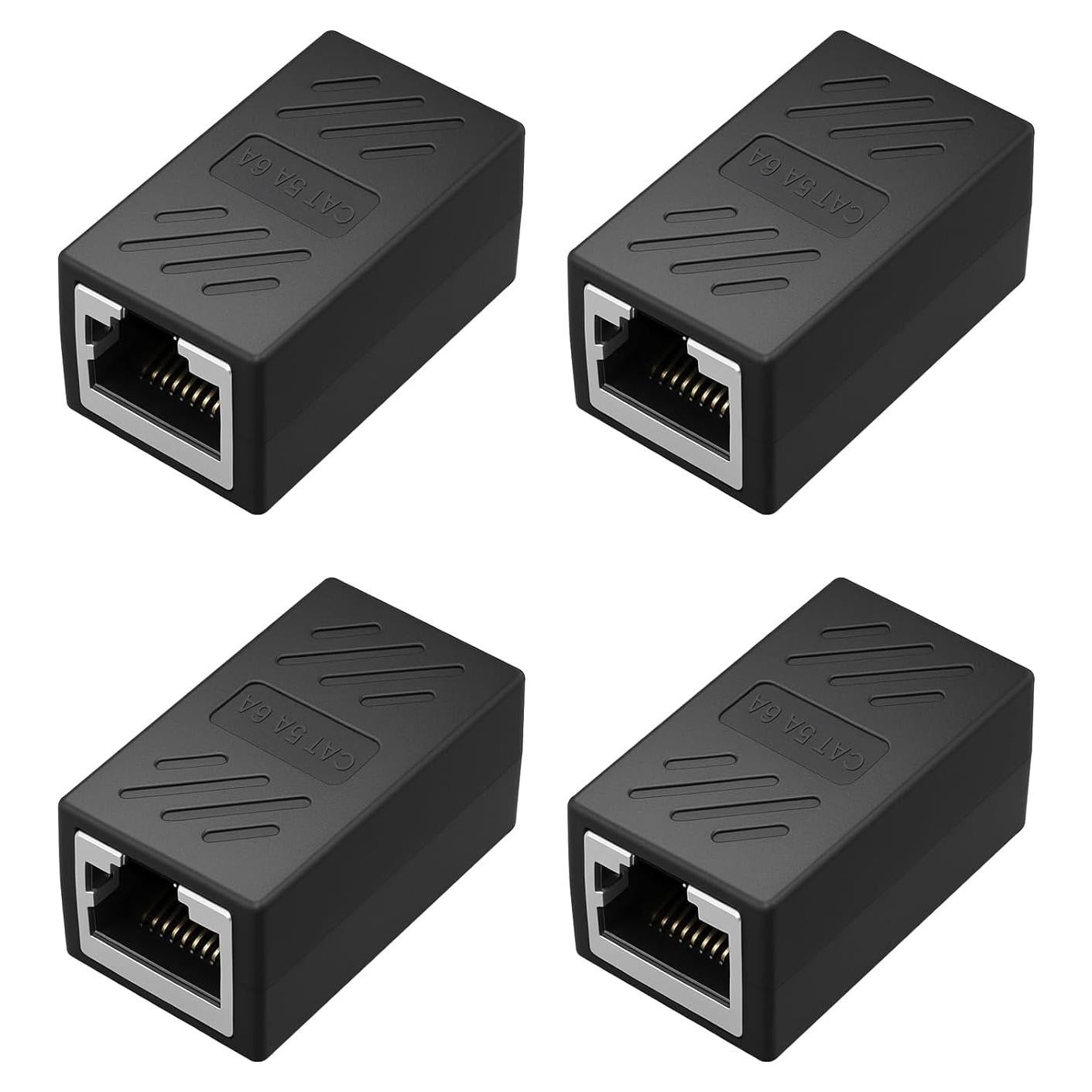 Acoplador Ethernet RJ45 Hembra a Hembra Dirvcp - 4 Pcs 1000Mbps