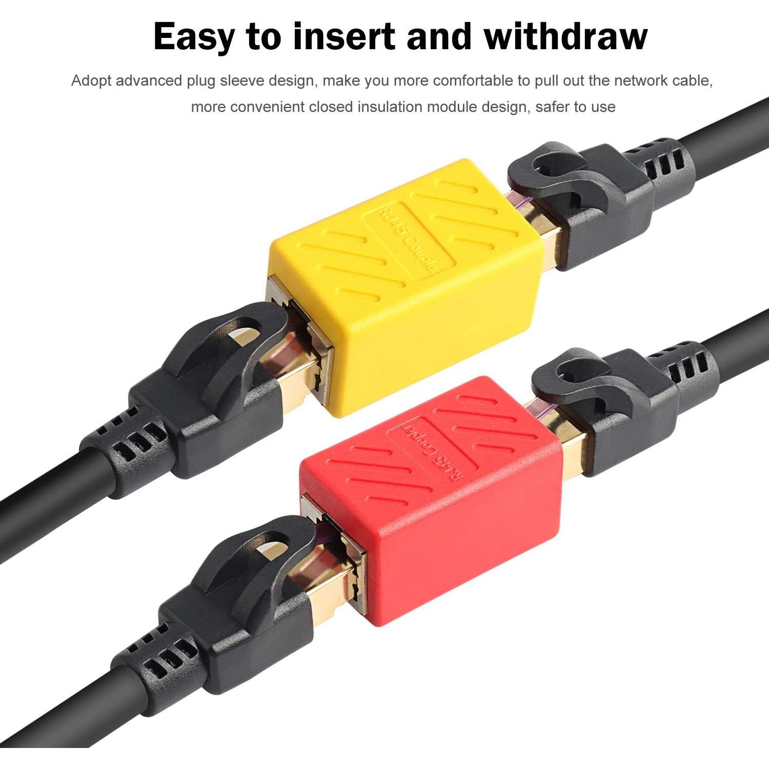 Adaptador RJ45 hembra a hembra Pasow - Paquete de 5