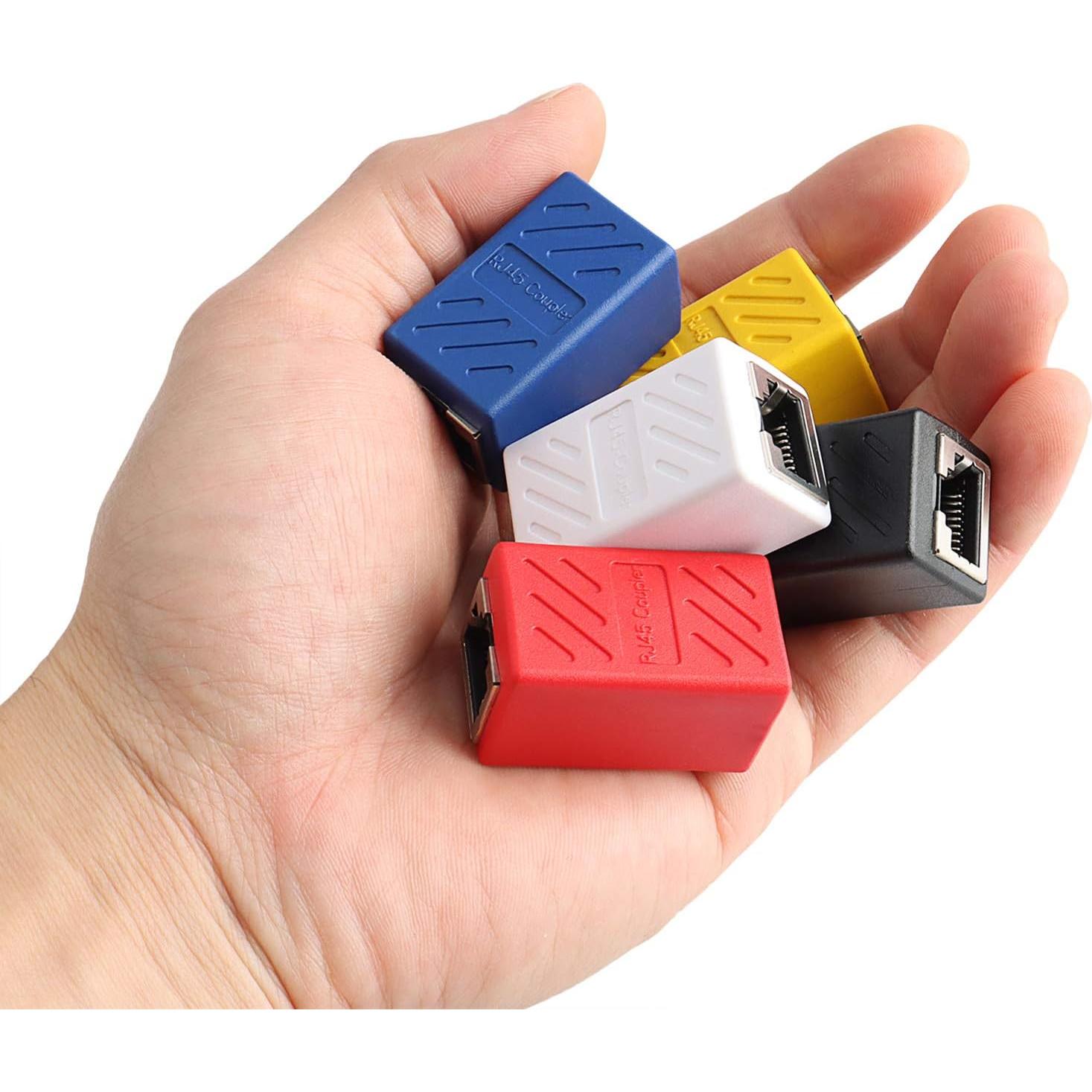 Adaptador RJ45 hembra a hembra Pasow - Paquete de 5