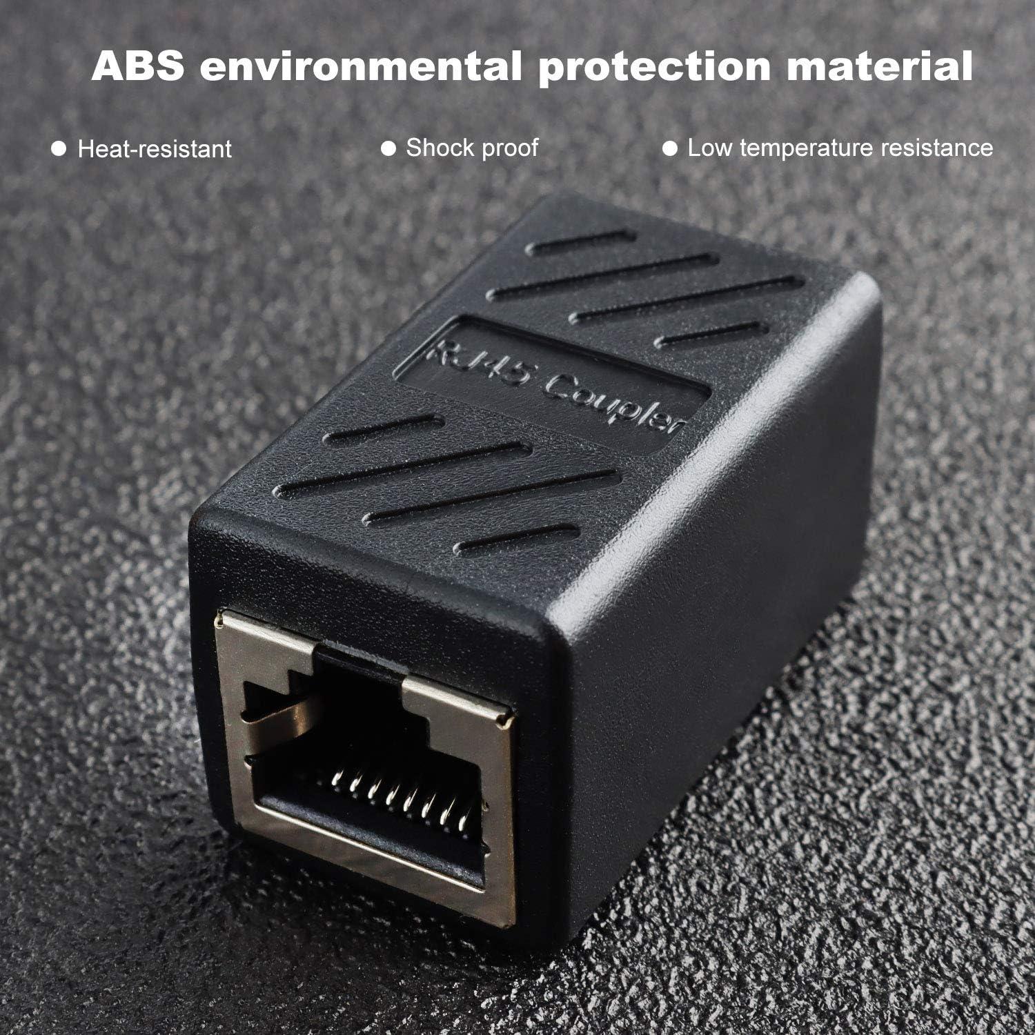 Adaptador RJ45 hembra a hembra Pasow - Paquete de 5