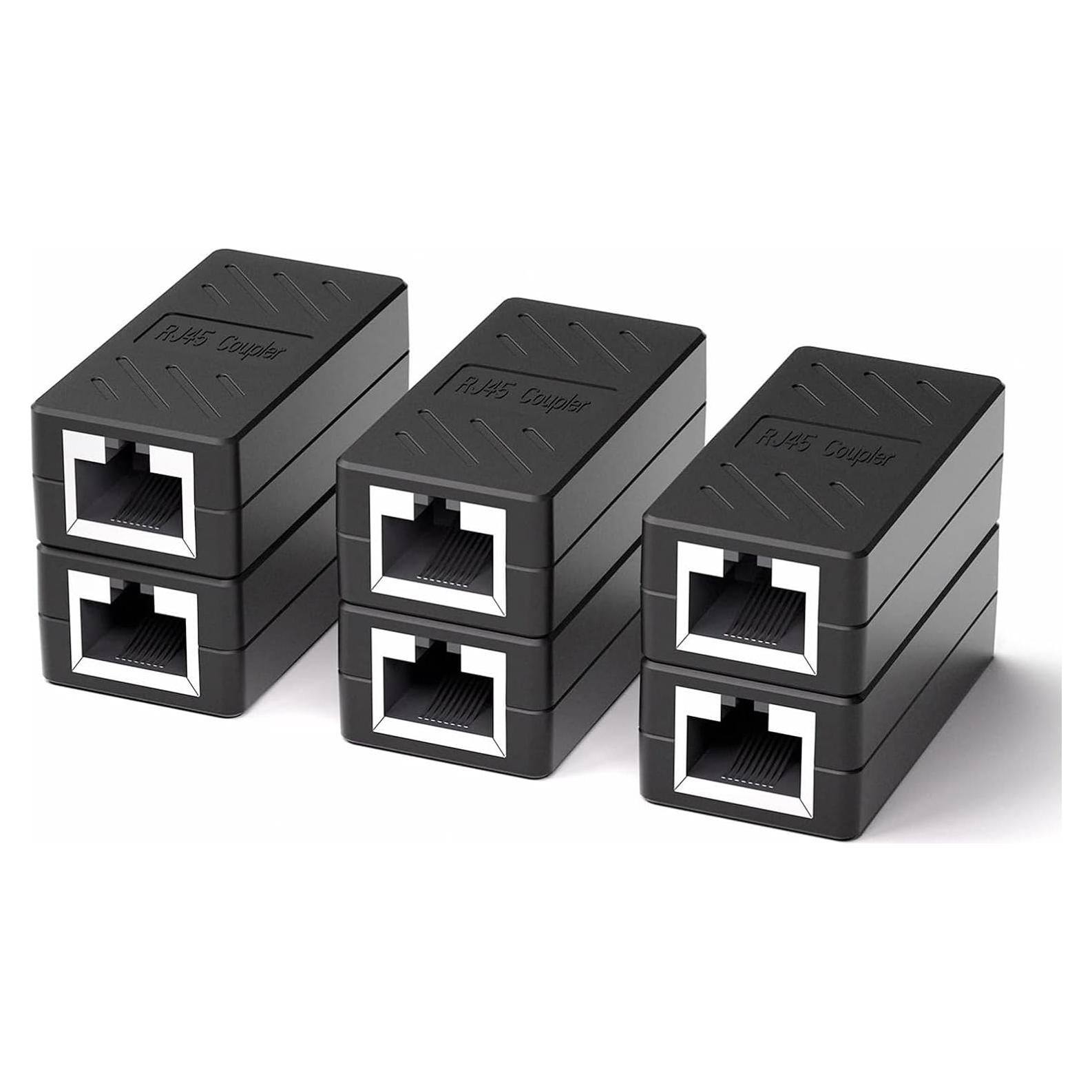 Acoplador Ethernet RJ45 Hembra a Hembra ILIWIWY 6 Piezas