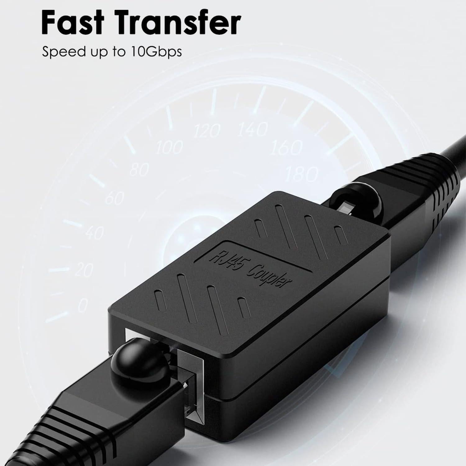 Acoplador Ethernet RJ45 Hembra a Hembra ILIWIWY 6 Piezas